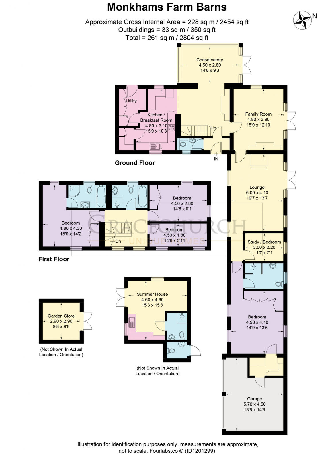 Monkhams Farm Barns, Monkhams EN9 floorplan