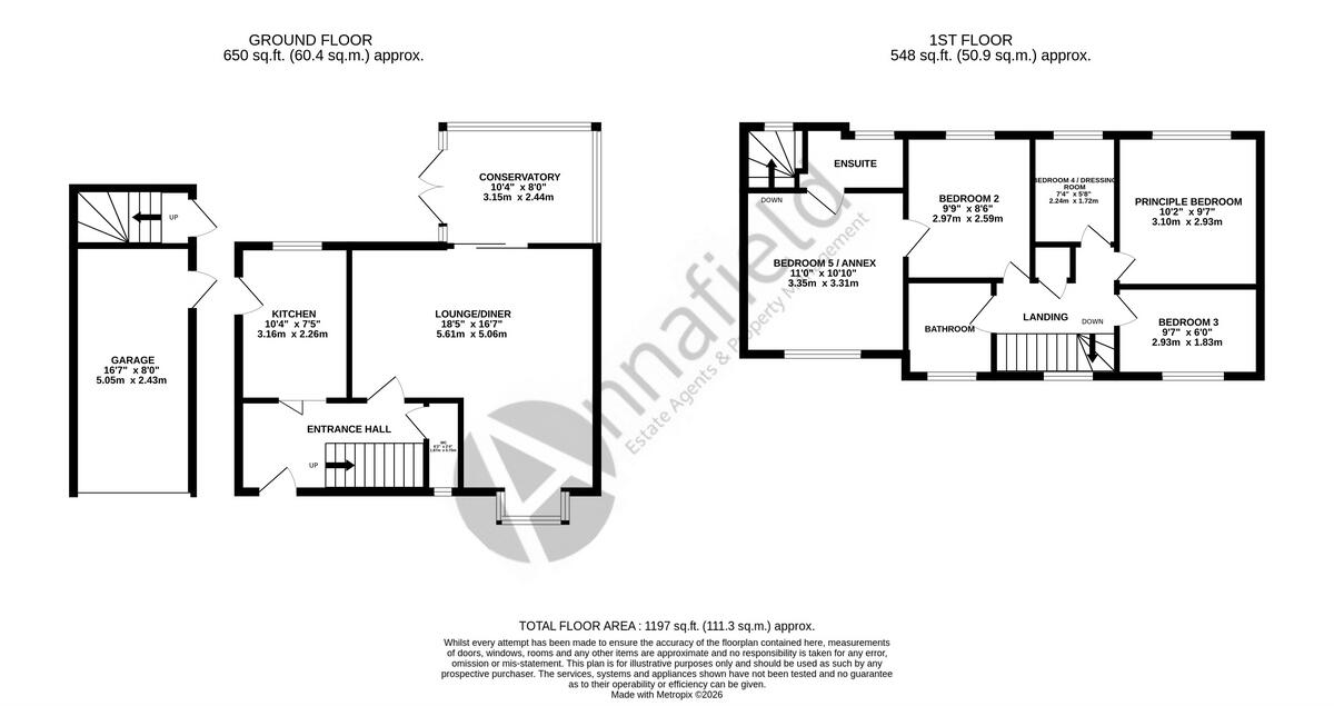 The Pightle, Huntingdon, PE28 floorplan