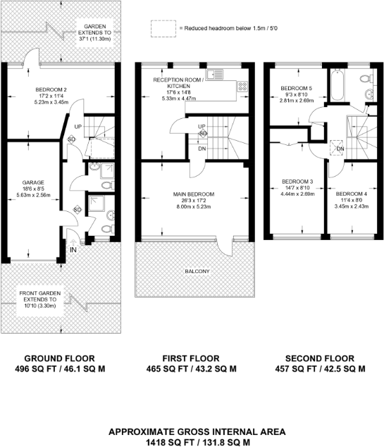 Champion Hill, SE5 8AW floorplan