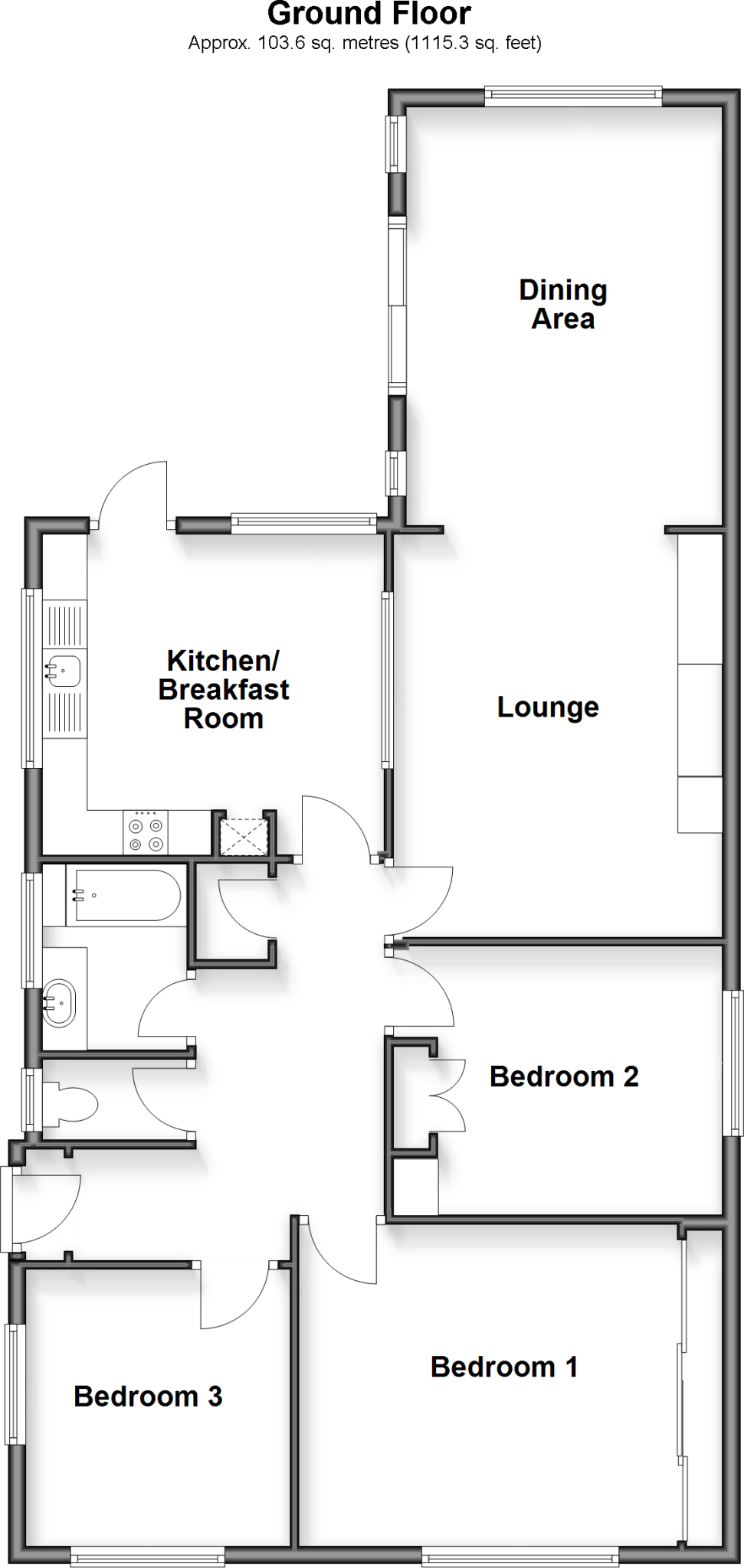 Seaview Road, Peacehaven, East Sussex floorplan