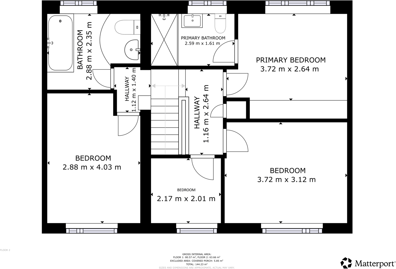 Howden Close, Bessacarr, Doncaster, DN4 floorplan