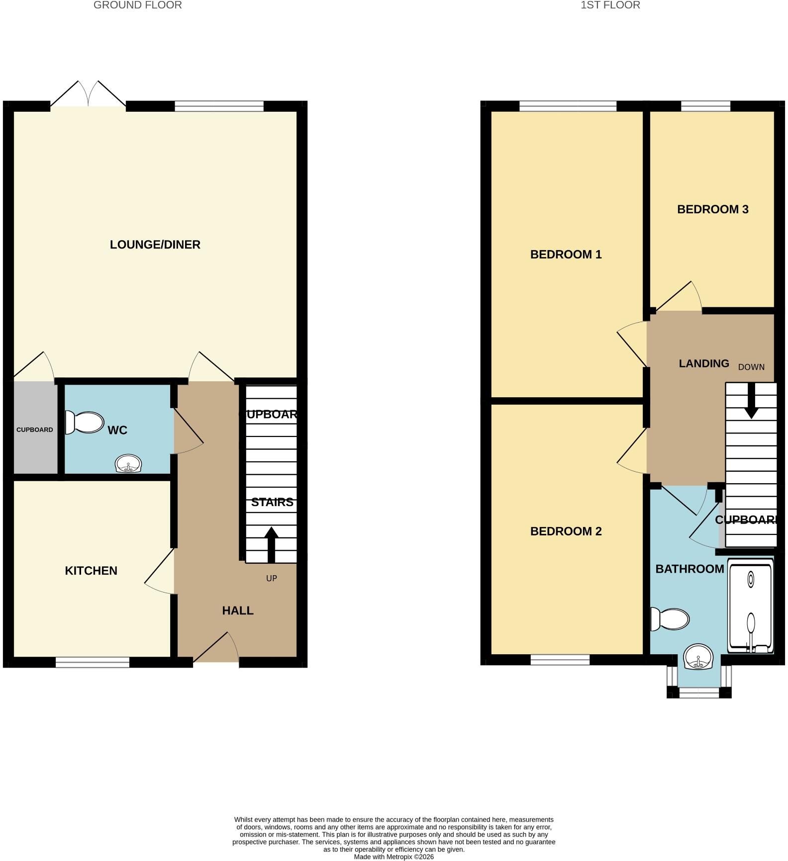 Waverton Gardens, Redcar, TS10 floorplan