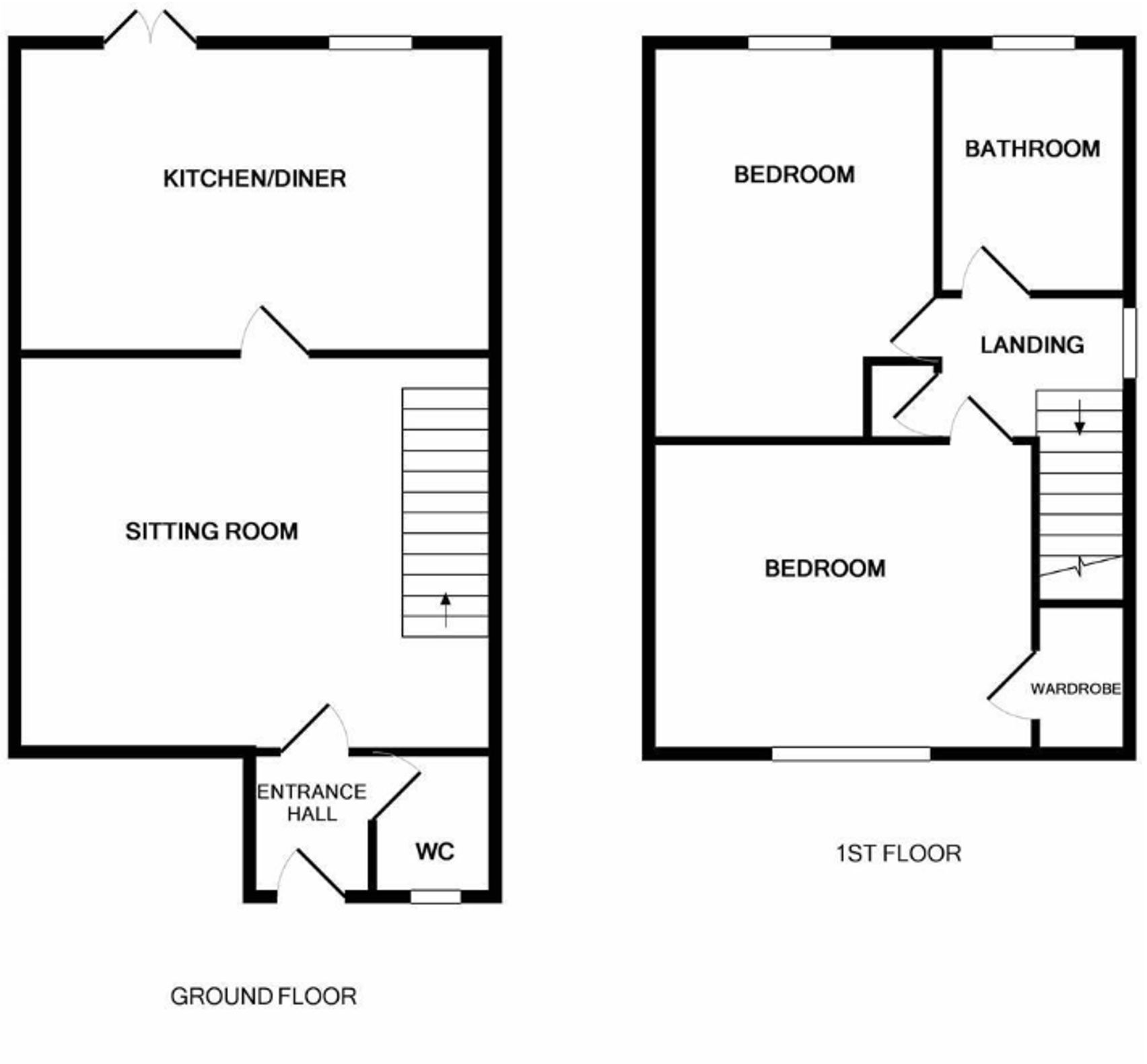 38 St Ilids Meadow, Pontyclun CF72 9FX floorplan
