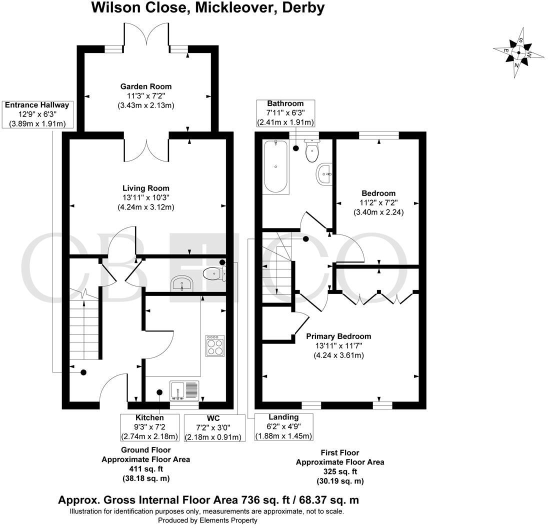 Wilson Close, Mickleover, Derby floorplan