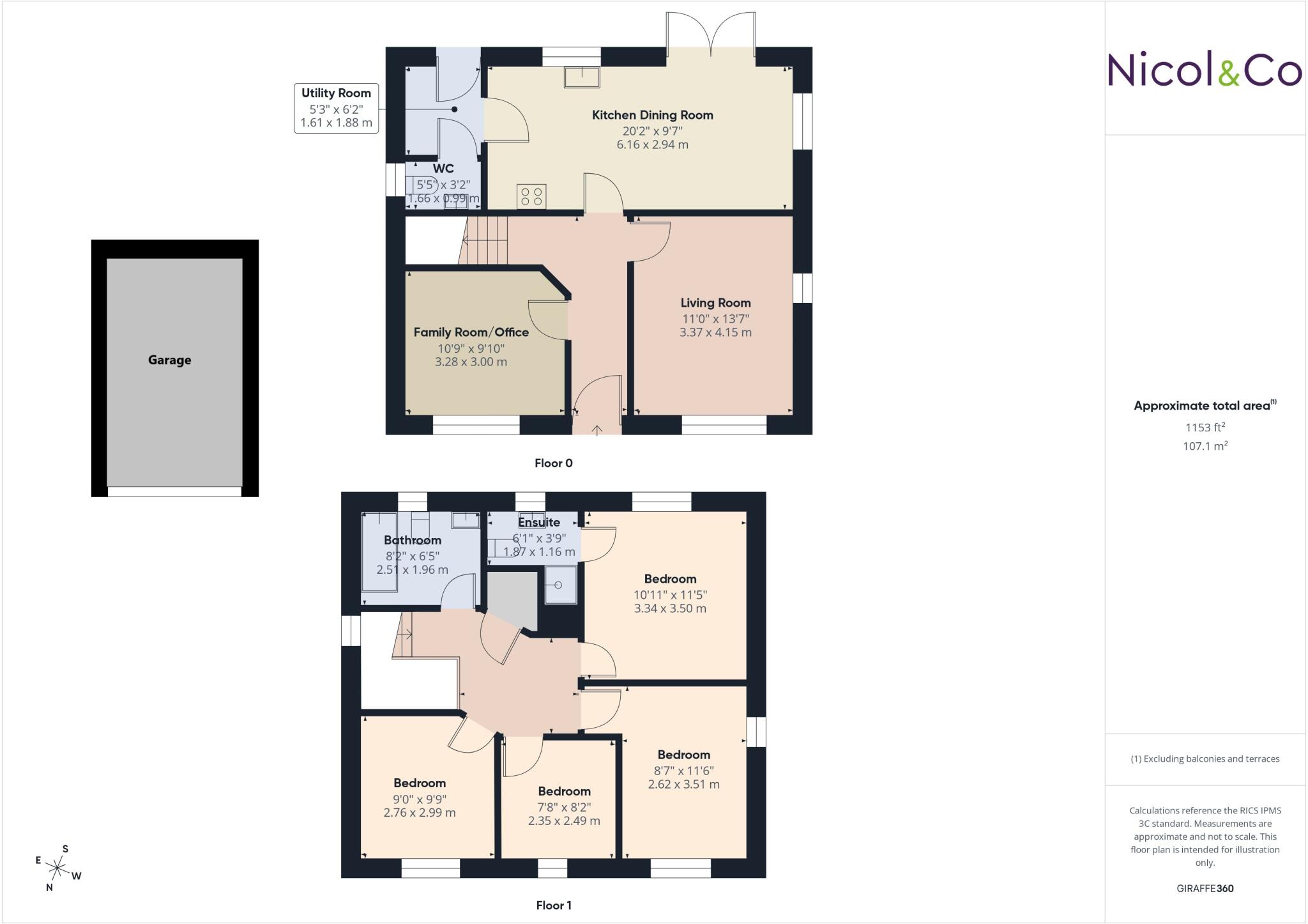 Fox Avenue, Droitwich Spa, Worcestershire, WR9 floorplan