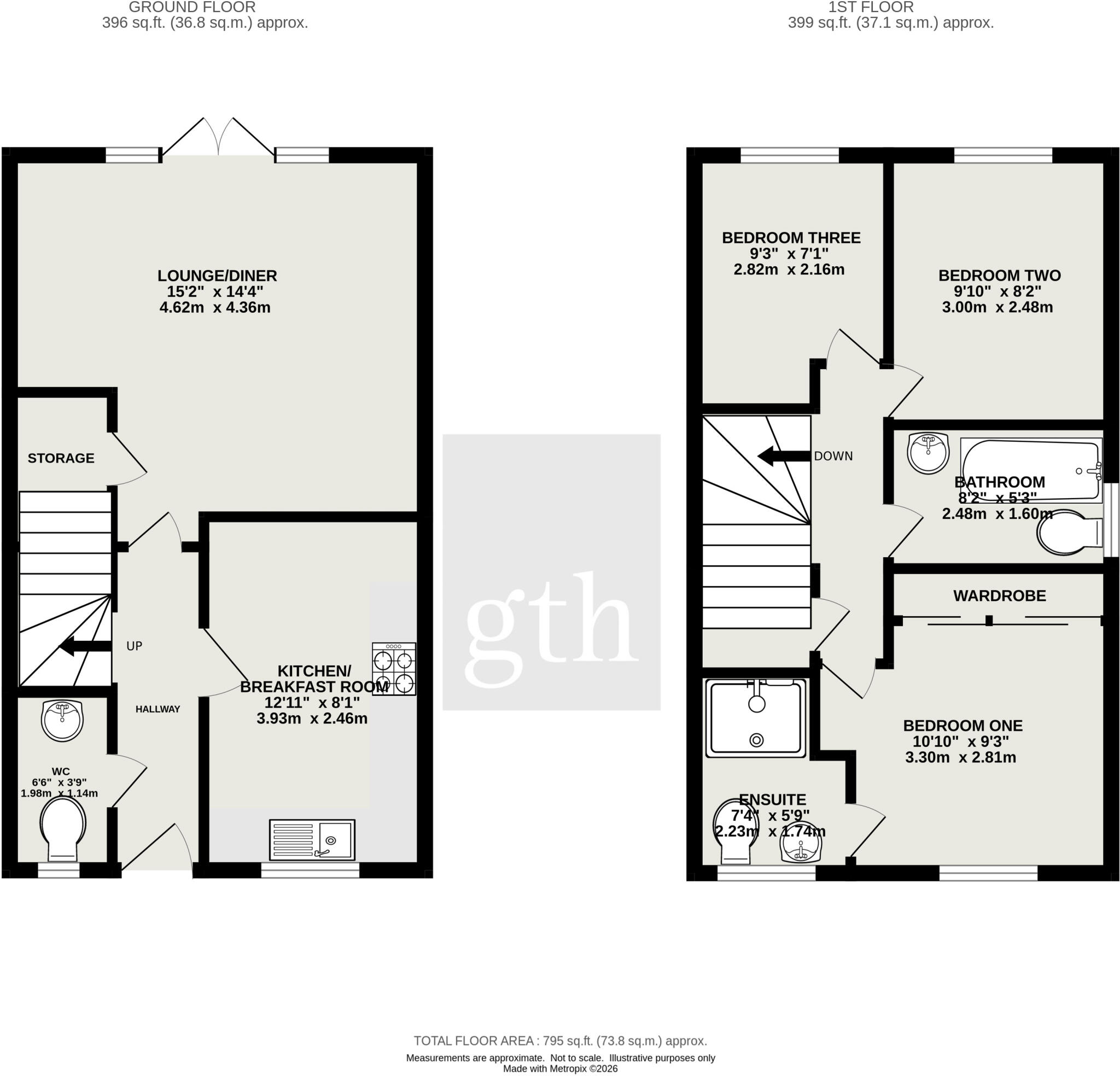 Savannah Drive, Bridgwater, Somerset, TA6 floorplan