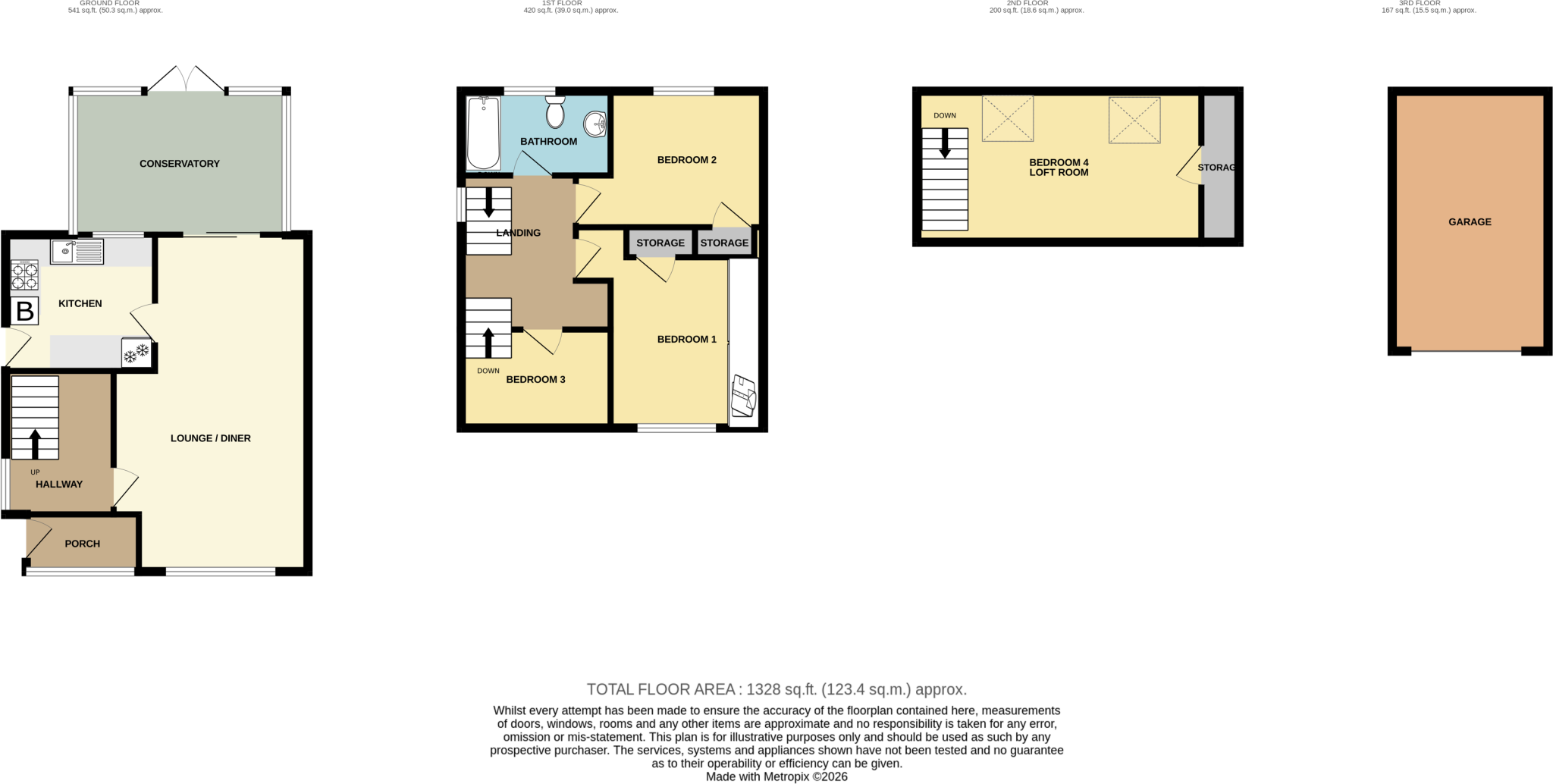 Deepdale Road, Blackpool, FY4 floorplan