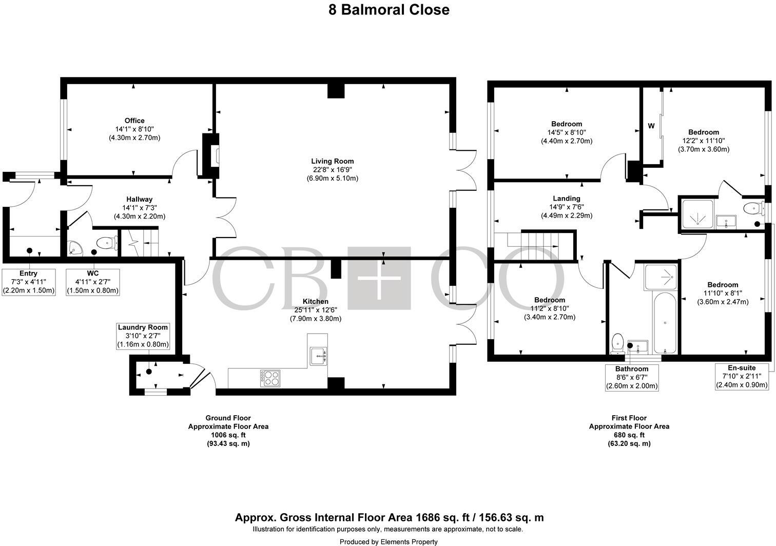 Balmoral Close, Littleover, Derby floorplan