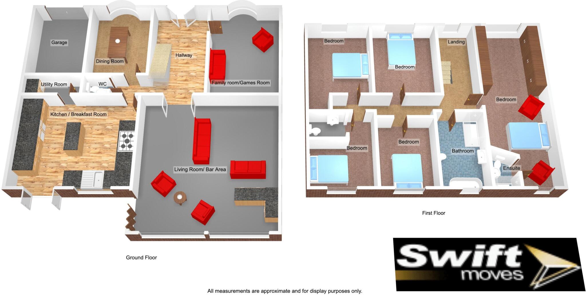 Wroxton, Biddick, Washington floorplan