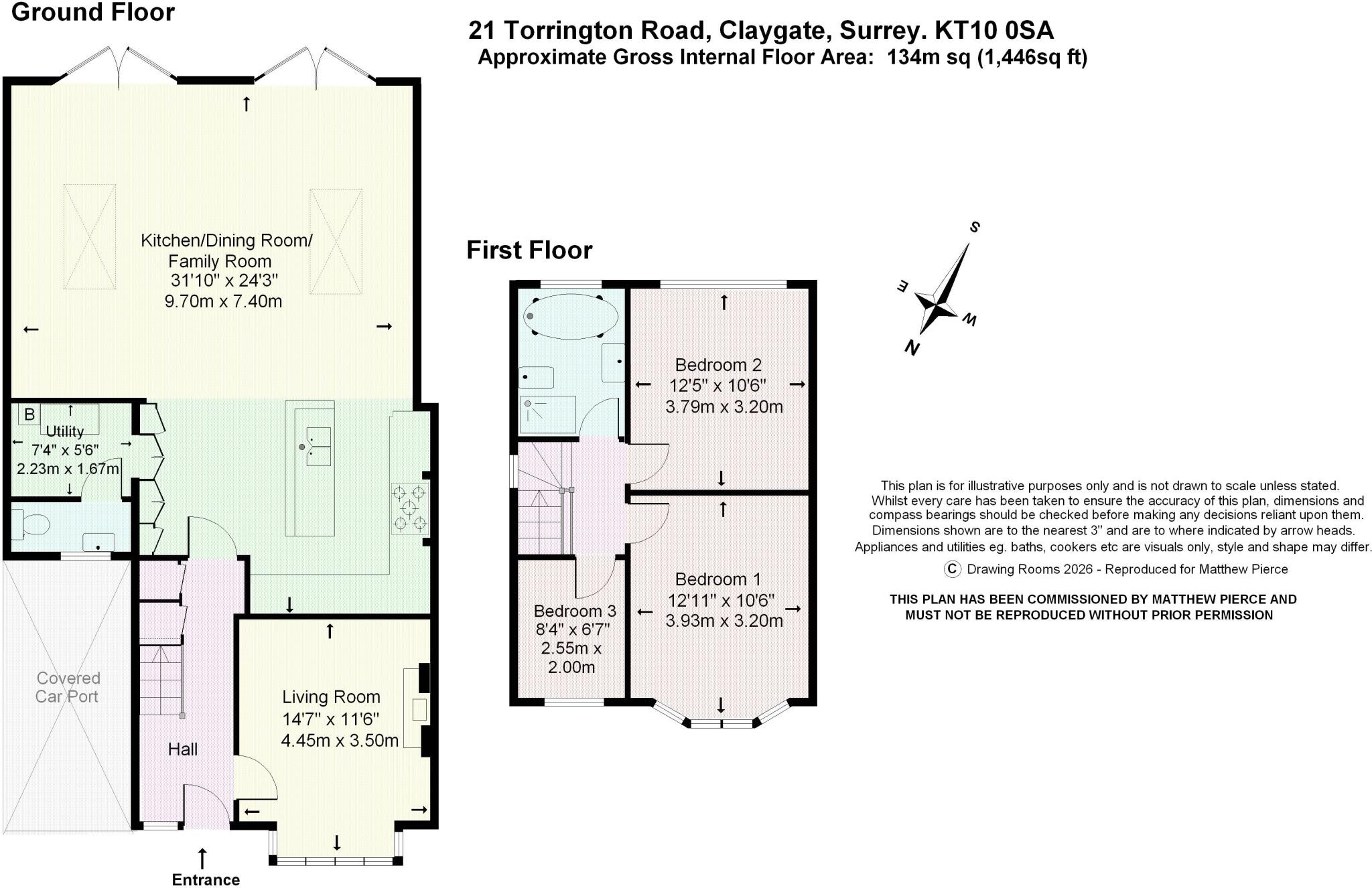 Torrington Road, Claygate floorplan