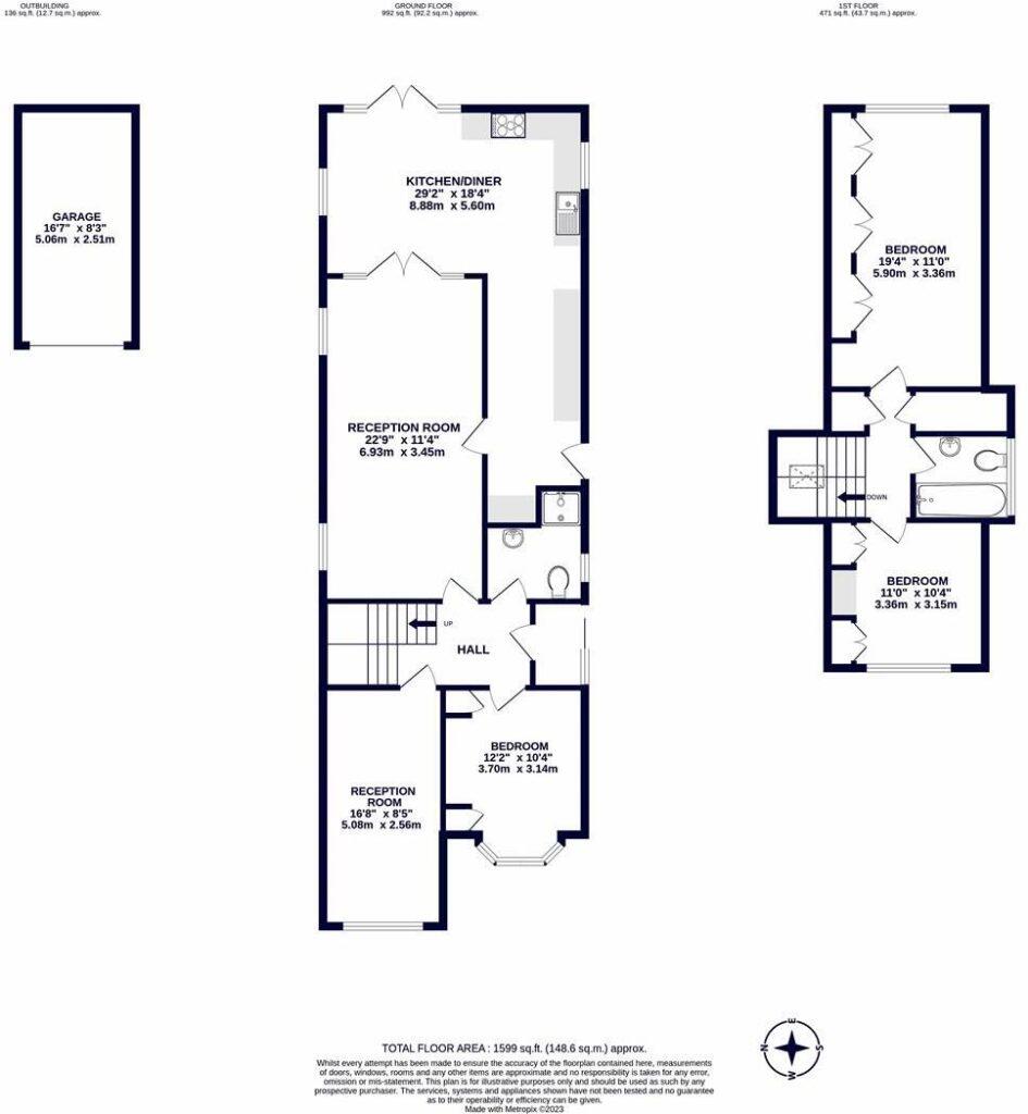 Copperfield Avenue, Uxbridge, UB8 3NX floorplan