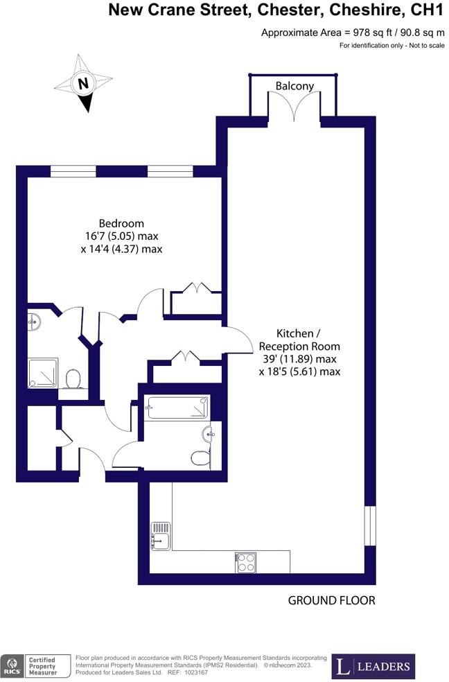 New Crane Street, Chester, Cheshire floorplan