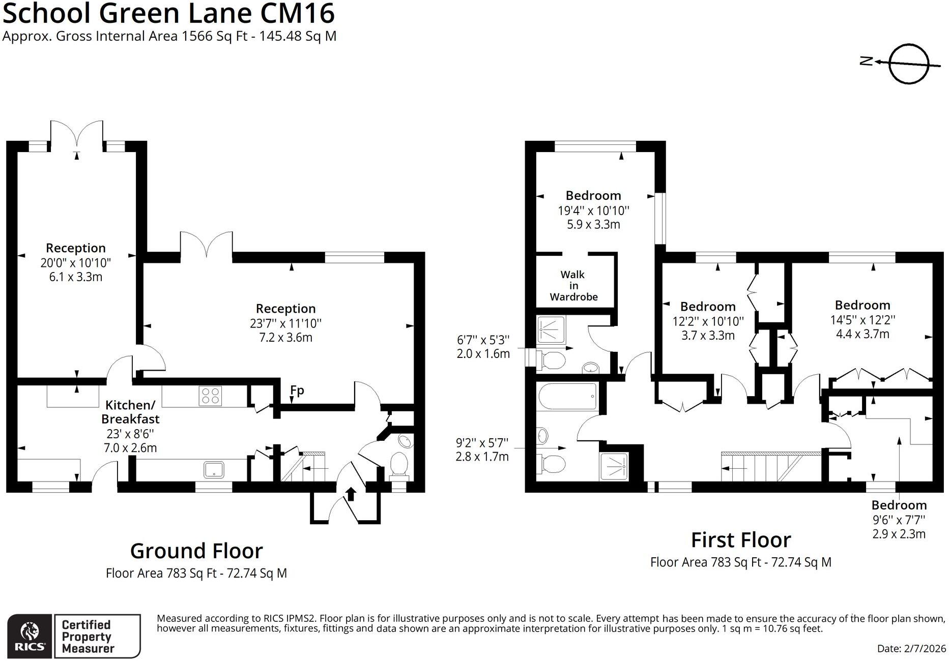 School Green Lane, North Weald, CM16 floorplan