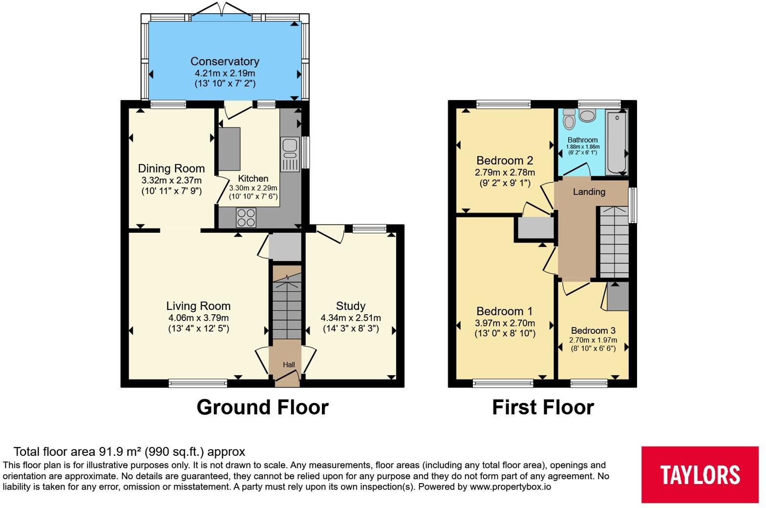 Swift Close, Letchworth Garden City, Hertfordshire, SG6 floorplan