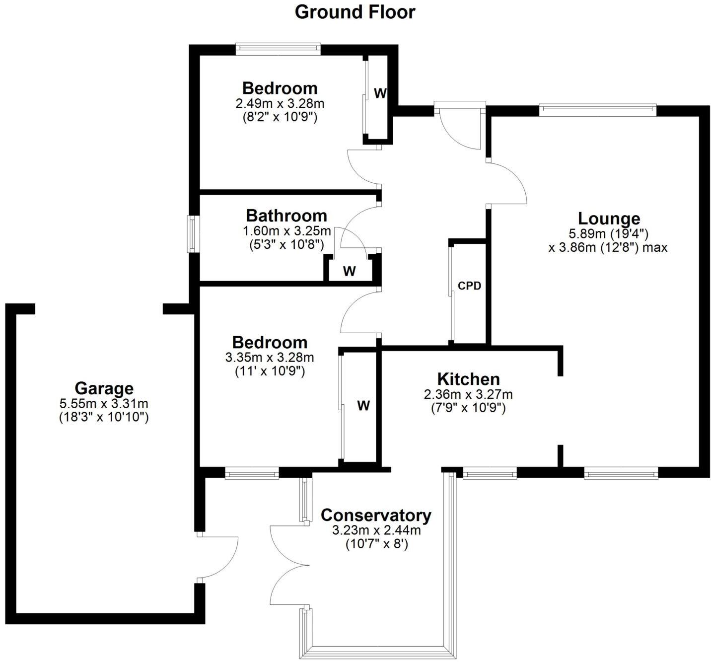 7 Chestnut Grove, Coylton, KA6 6LL floorplan