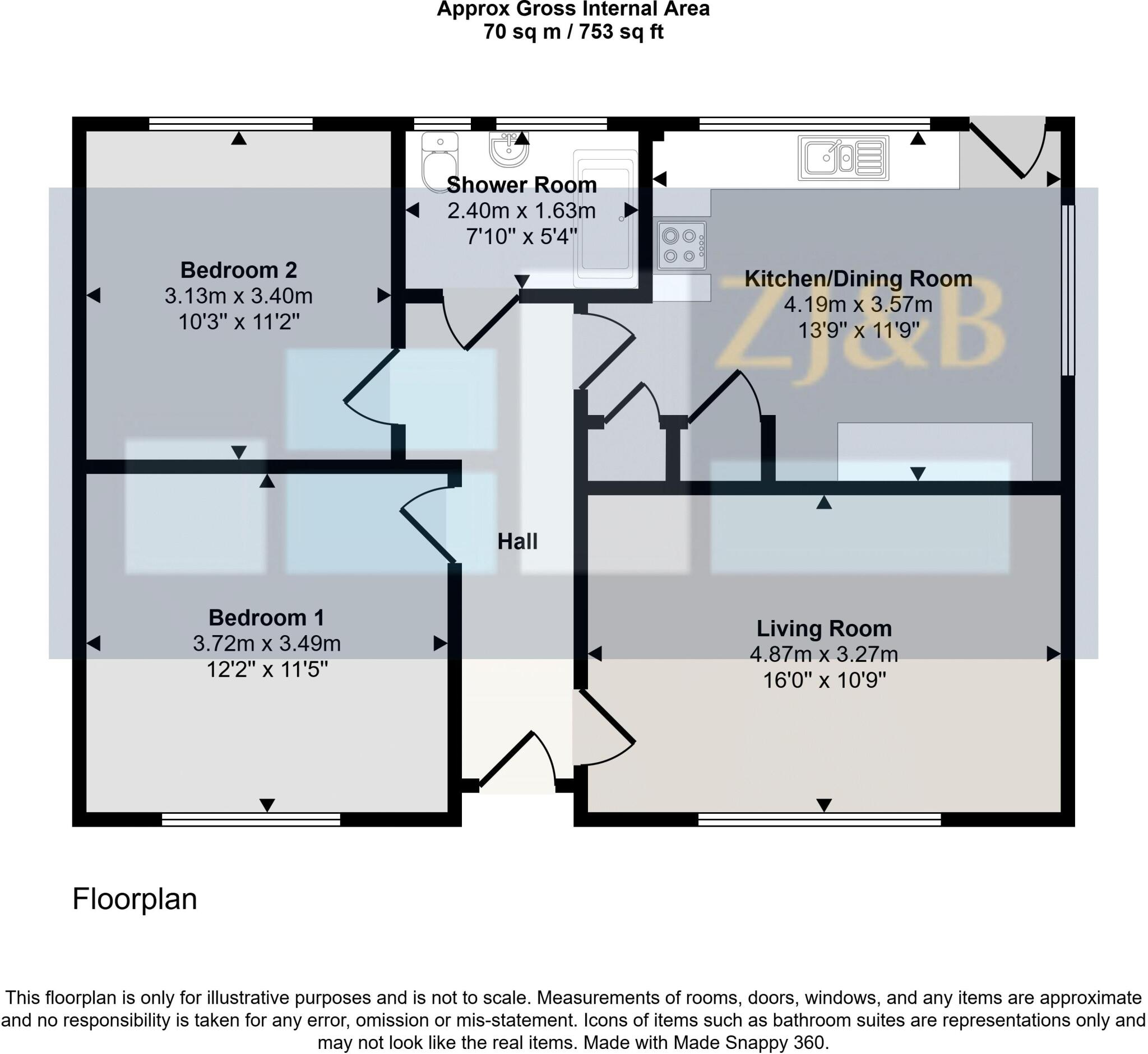 Yew Tree Drive, Bayston Hill, Shrewsbury, SY3 0PL floorplan