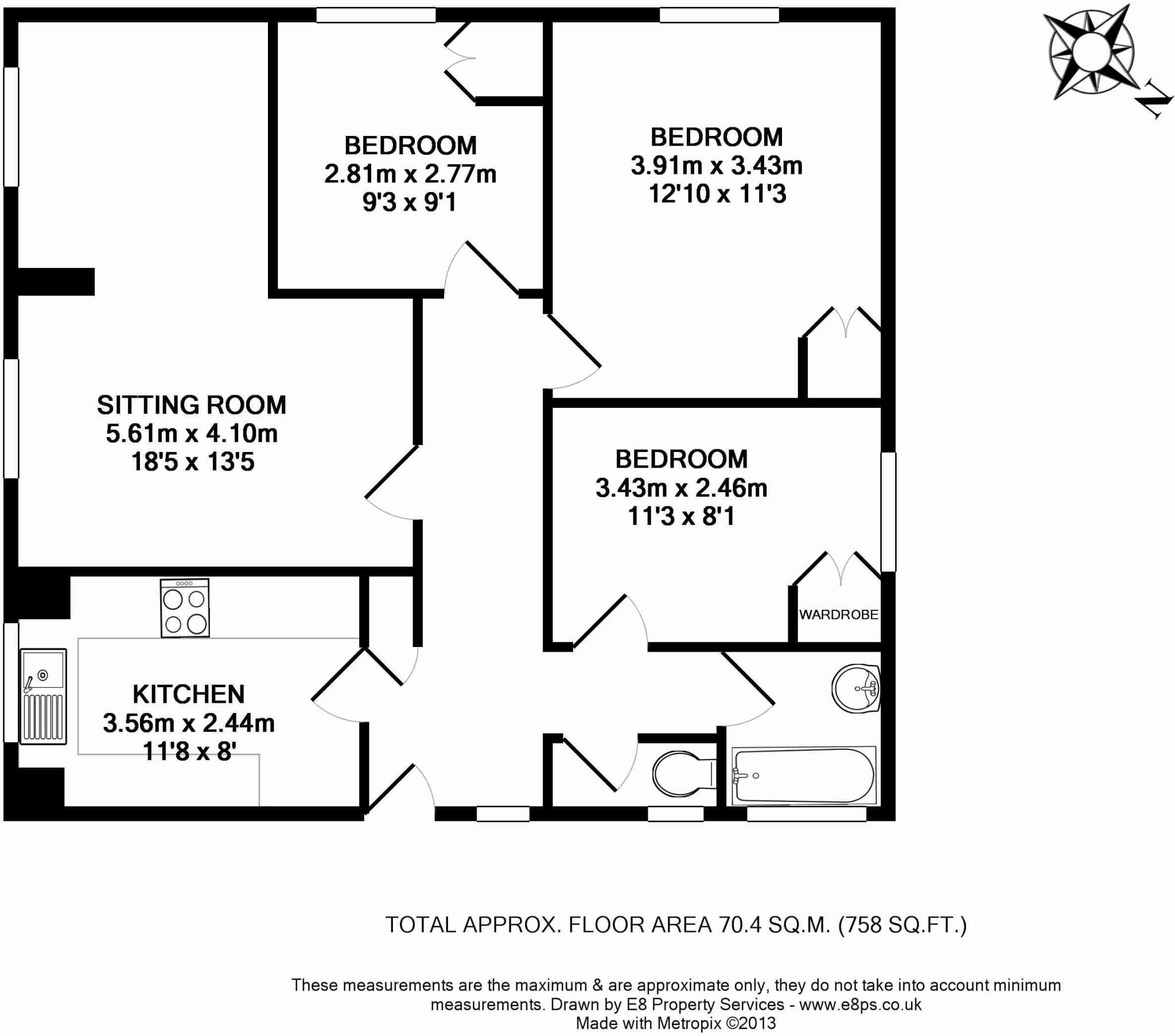 Girdlestone House, Girdlestone Close, Oxford, Oxfordshire floorplan
