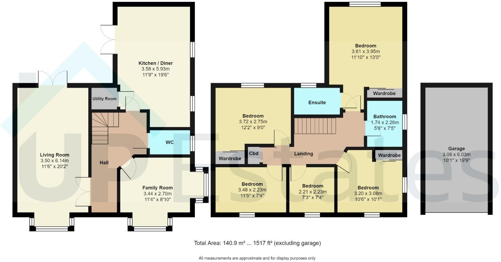 Clinton Crescent, Rugby floorplan