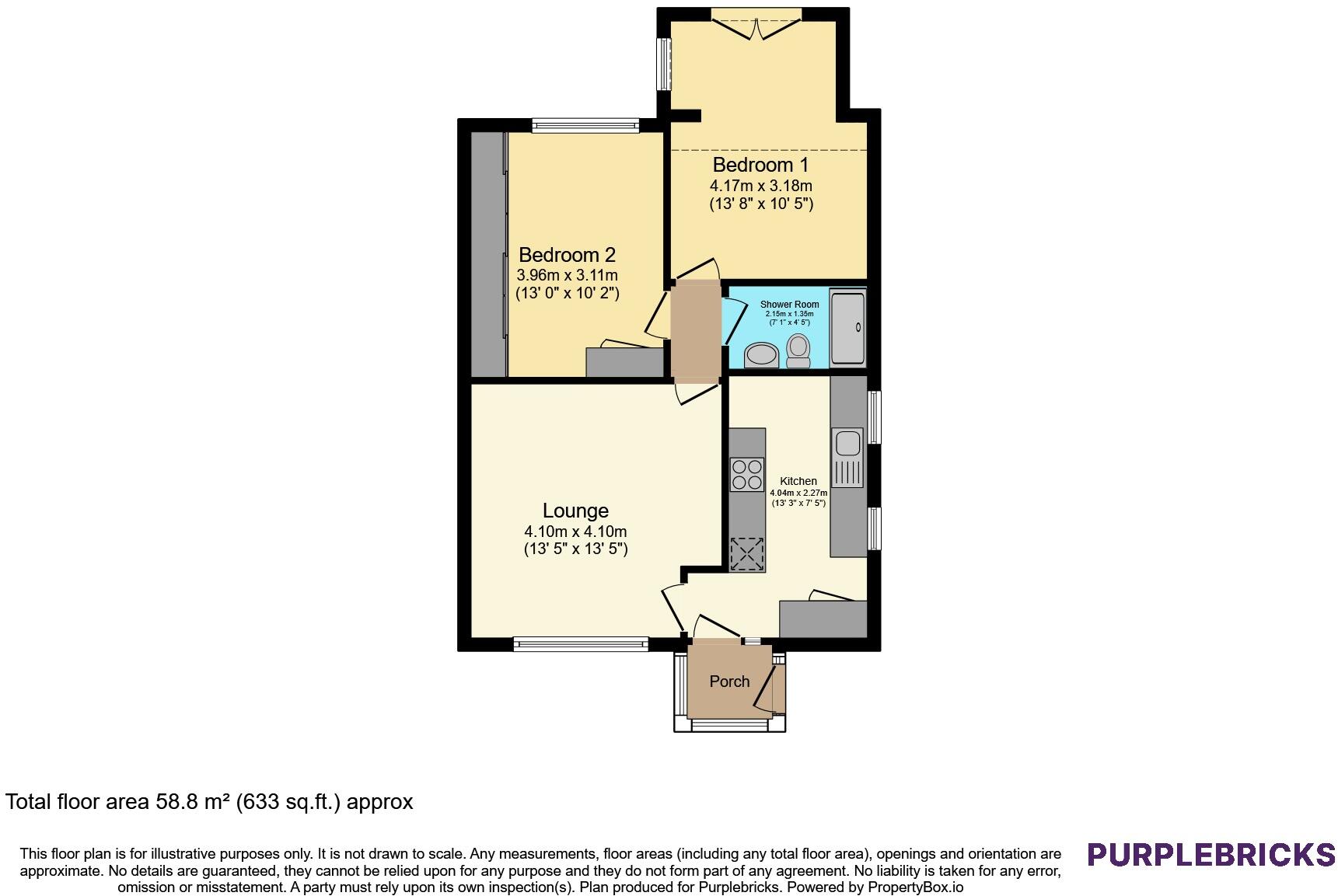 Penley Avenue, Prestatyn, LL19 floorplan
