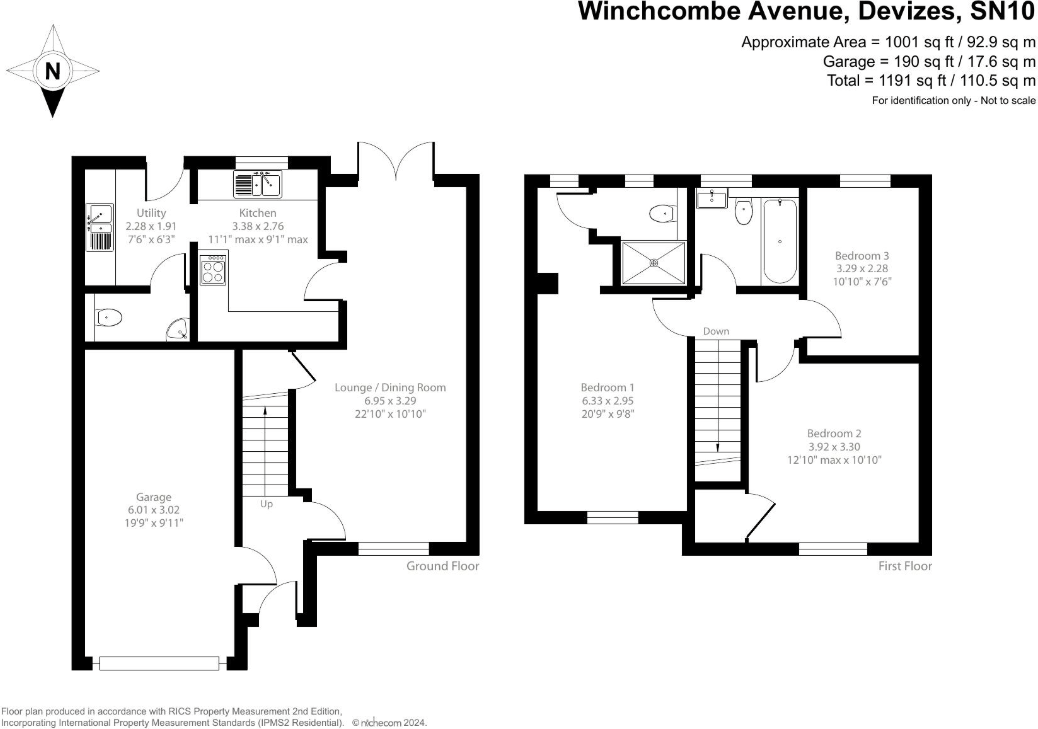 Winchcombe Avenue, Devizes, Wiltshire floorplan