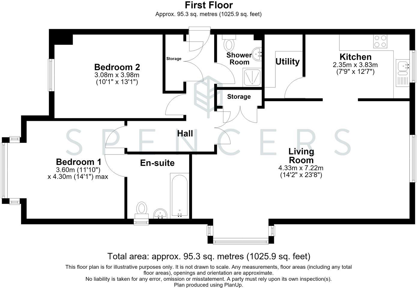 28 Southampton Road, Lymington floorplan