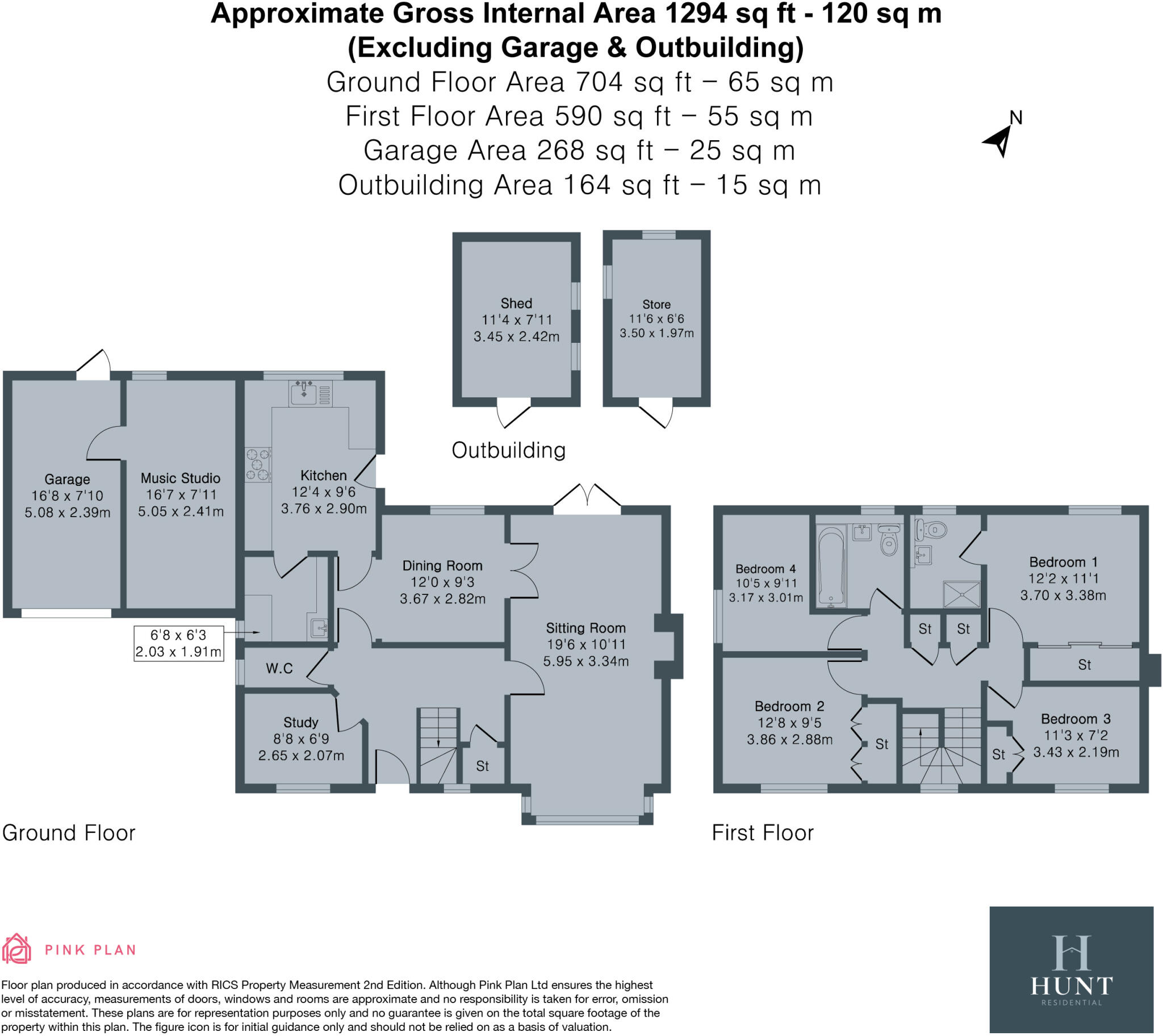 Hunt Road, Thame, Oxfordshire, OX9 floorplan