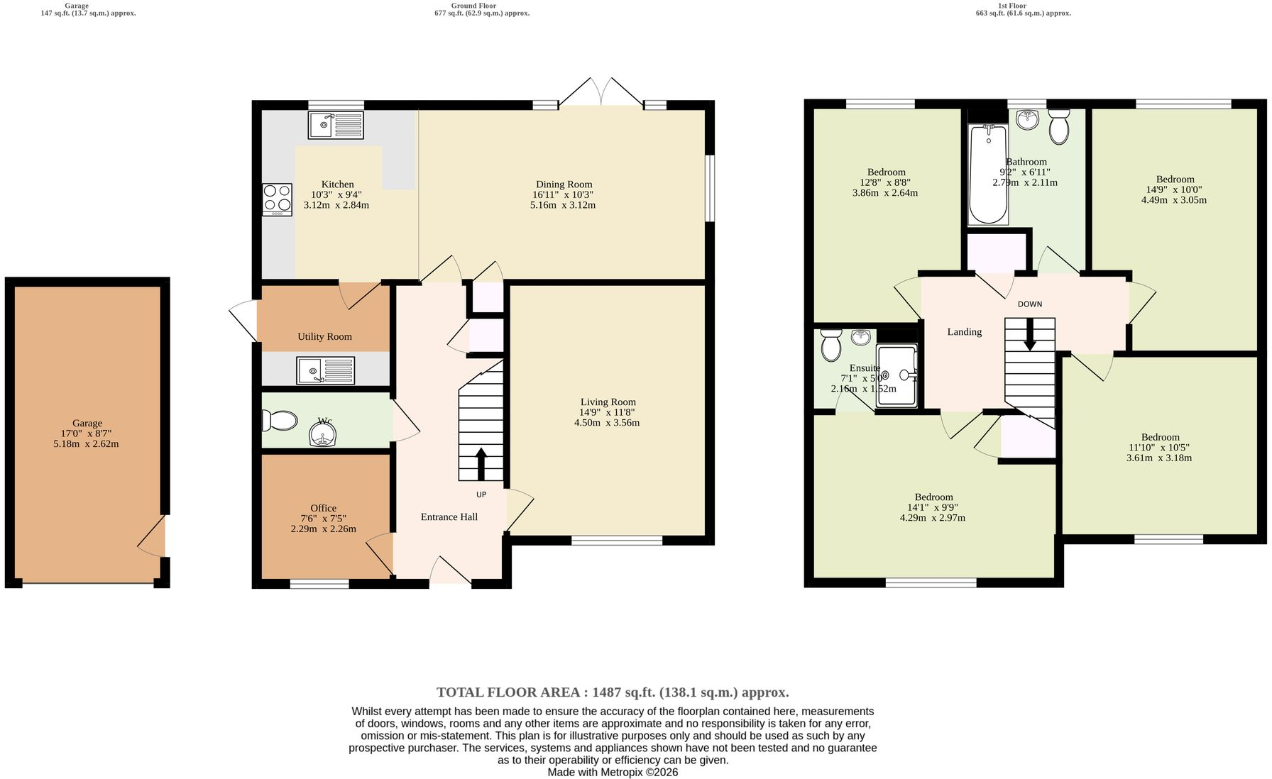 Copperfield Way, Old Newton floorplan