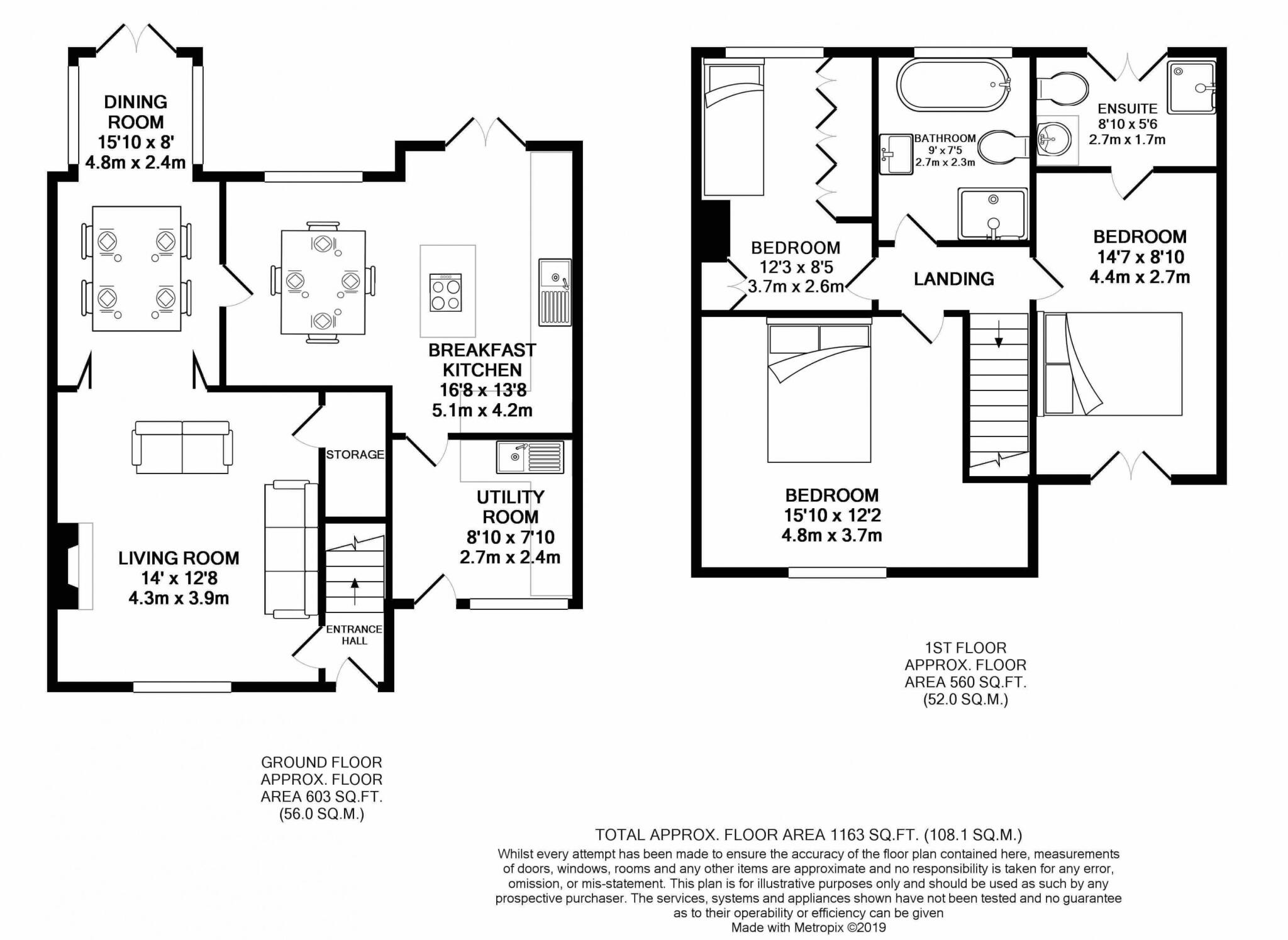 Moorside, Knutsford floorplan