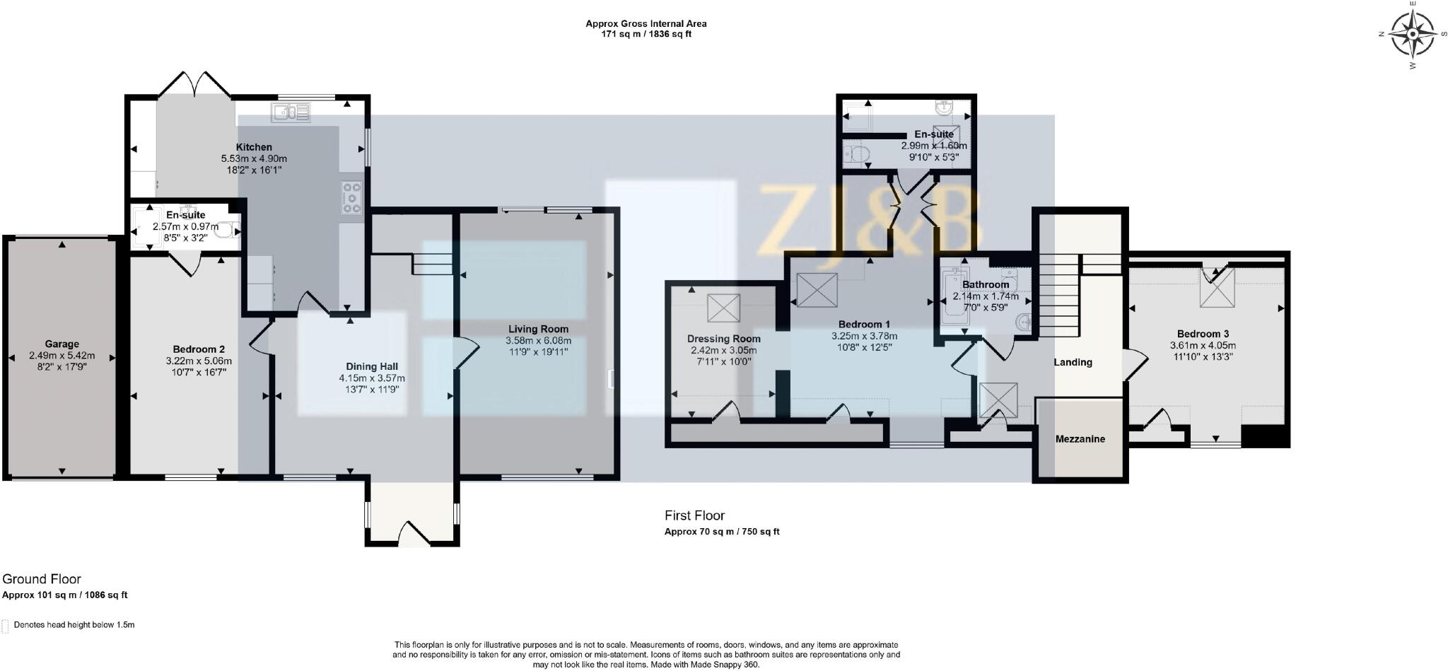 Dorricotts Place, Yockleton, Shrewsbury, Shropshire, SY5 9PH floorplan