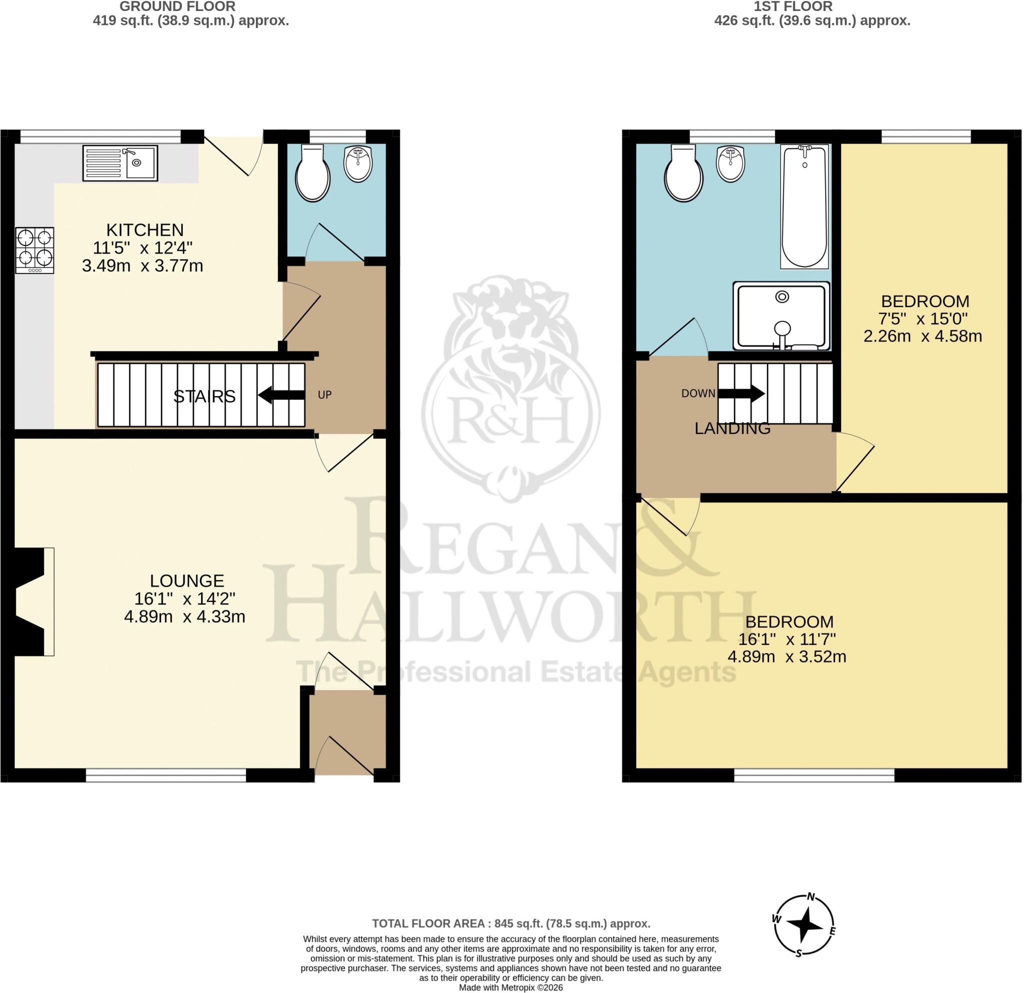 Duke Street, Goose Green, WN3 6QX floorplan