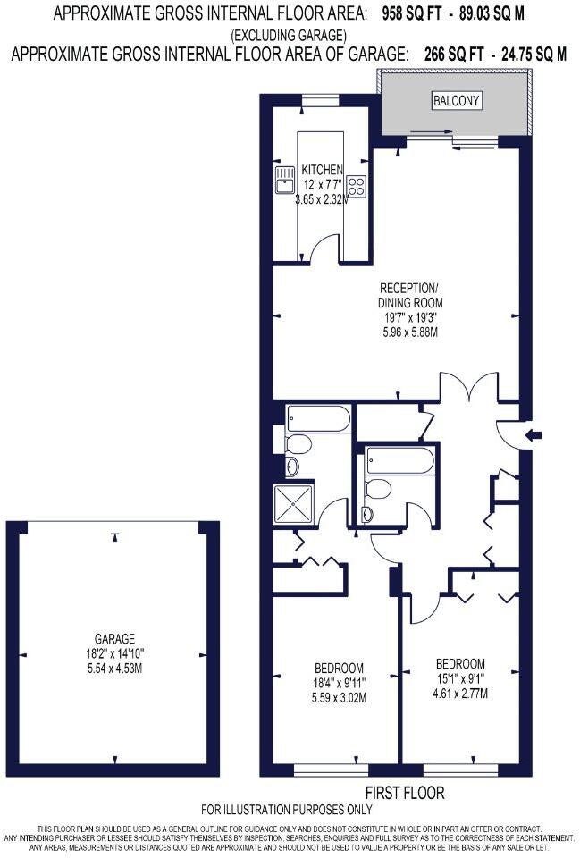 Overbury Avenue, Beckenham, BR3 floorplan