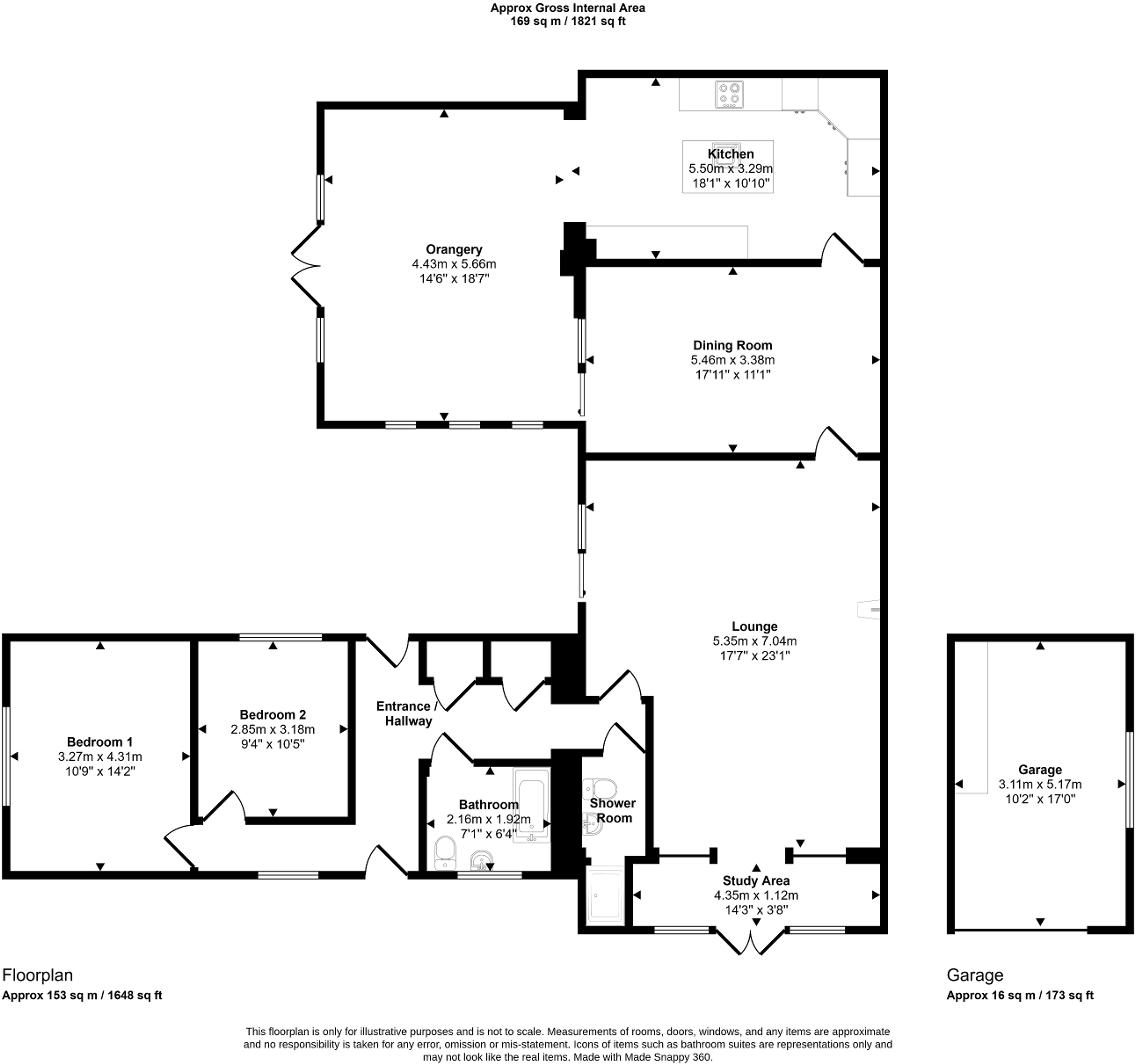Poplar Avenue, Bedford, MK41 8BW floorplan