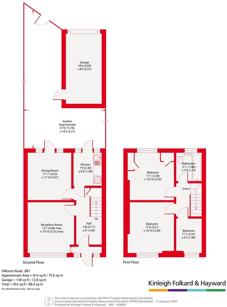 Hillcrest Road, Bromley, Kent, BR1 floorplan