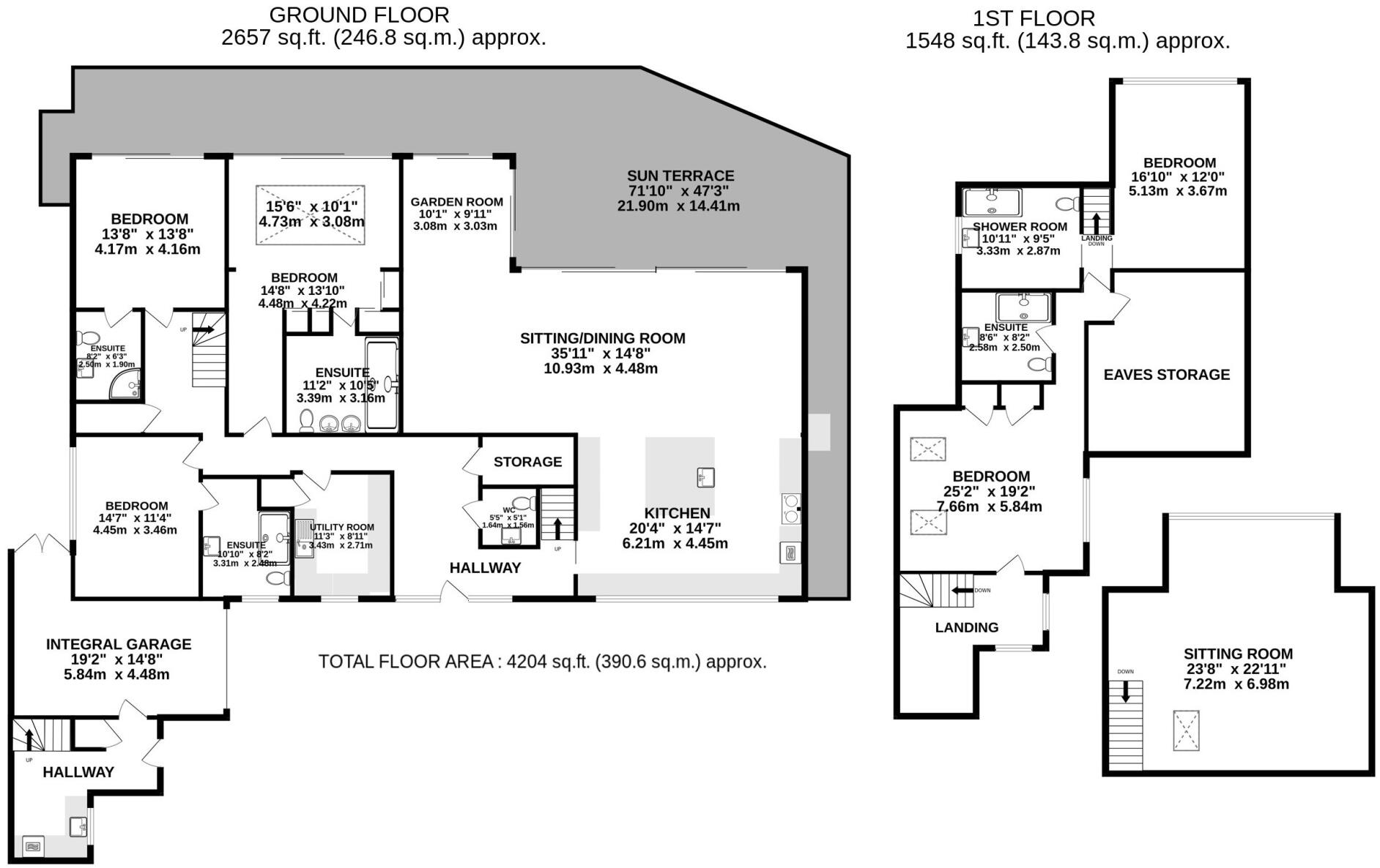 Sea Road, Carlyon Bay, PL25 floorplan
