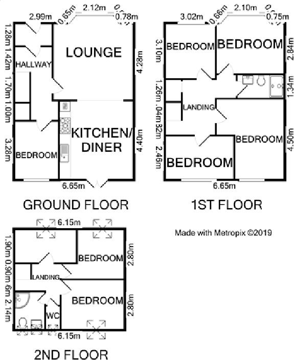 Osborne Road, Jesmond floorplan