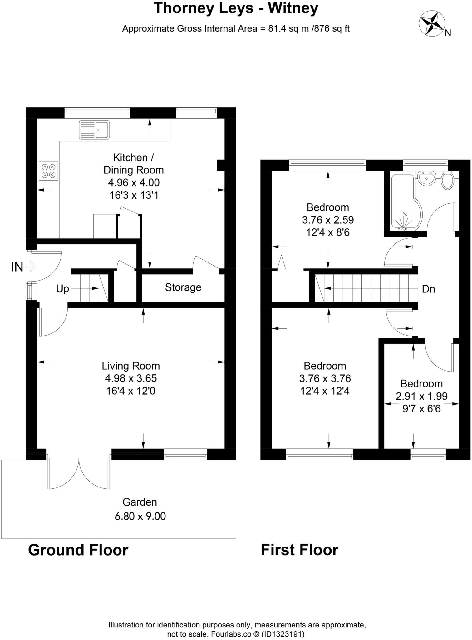 Thorney Leys, Witney, OX28 floorplan