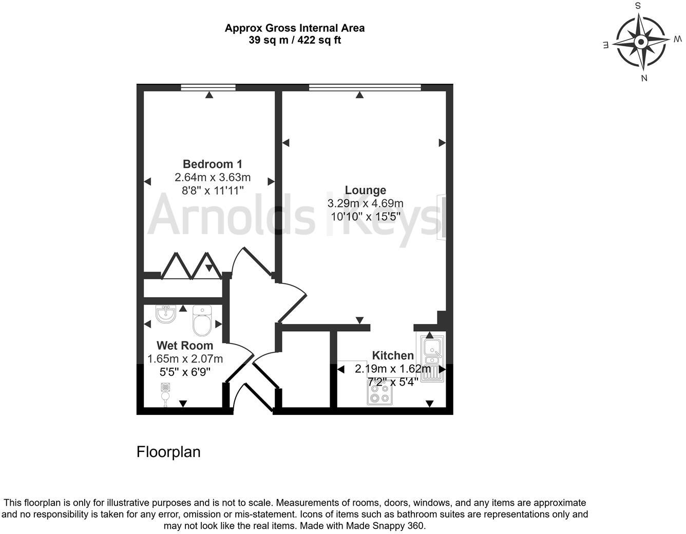 George Street, Sheringham floorplan