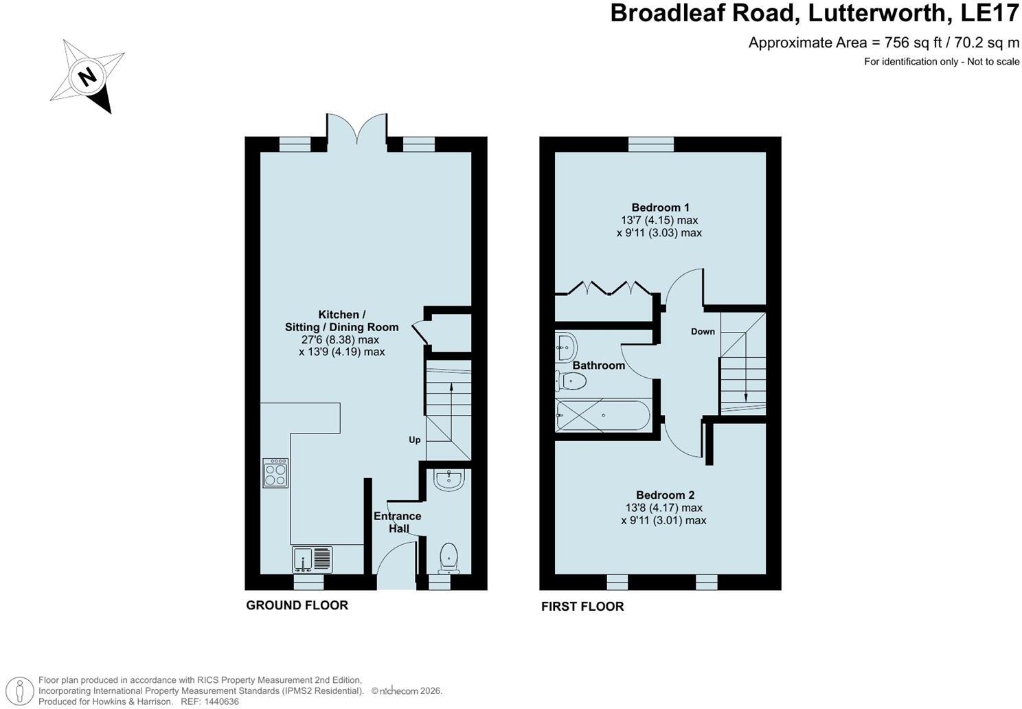 Broadleaf Road, Lutterworth, LE17 floorplan