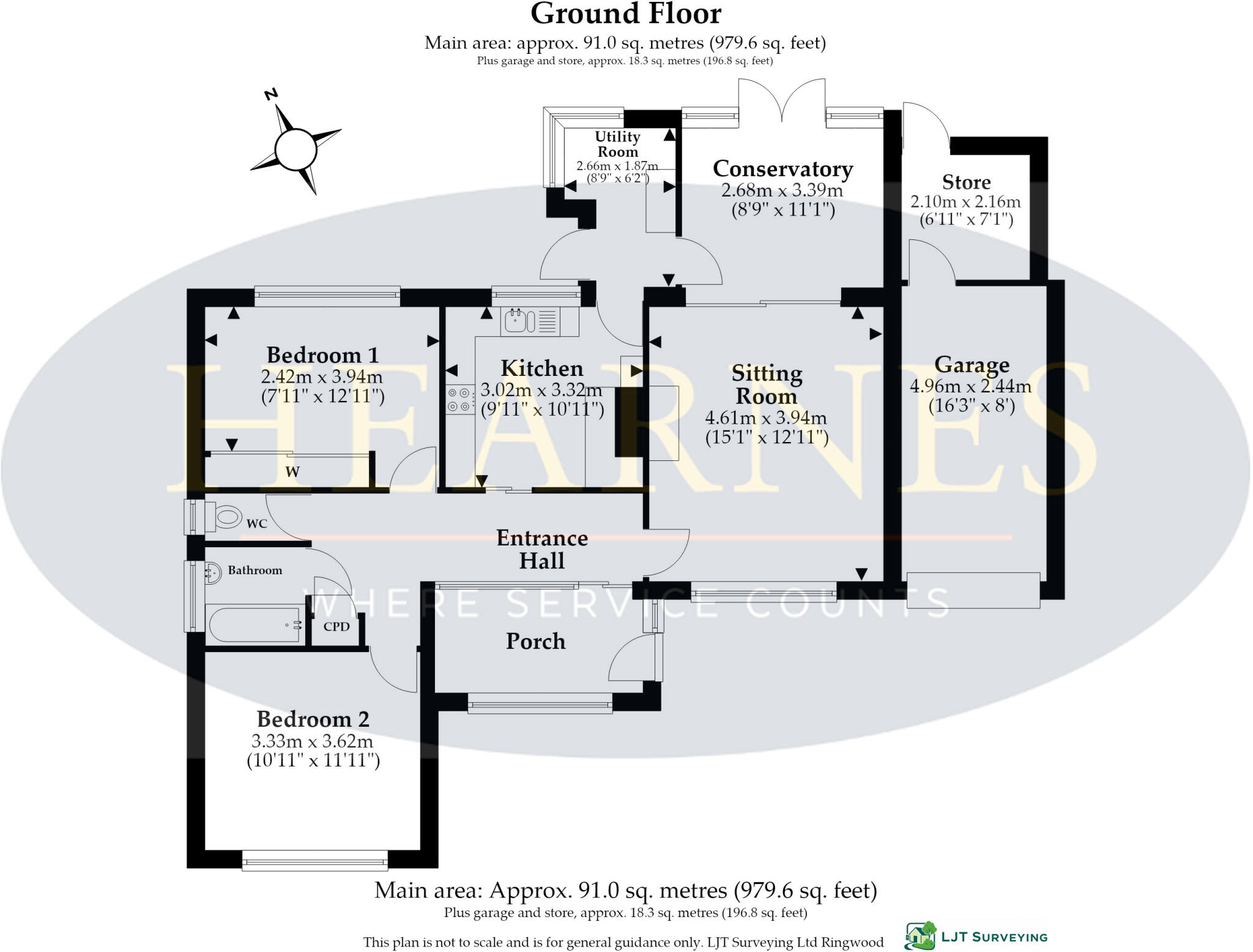Foxcroft Drive, Colehill, BH21 2JX floorplan