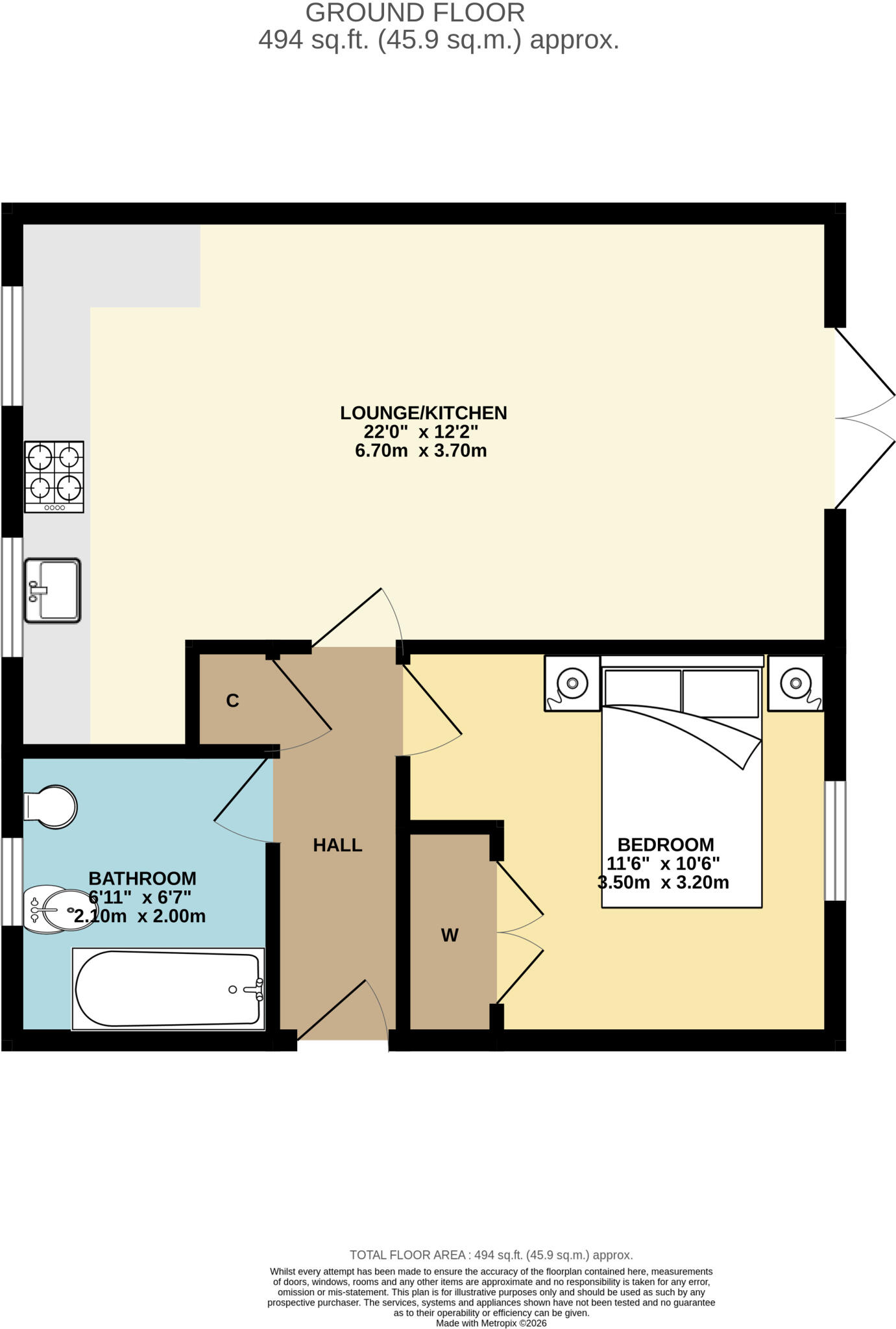 Provan Court, Ipswich, IP3 floorplan