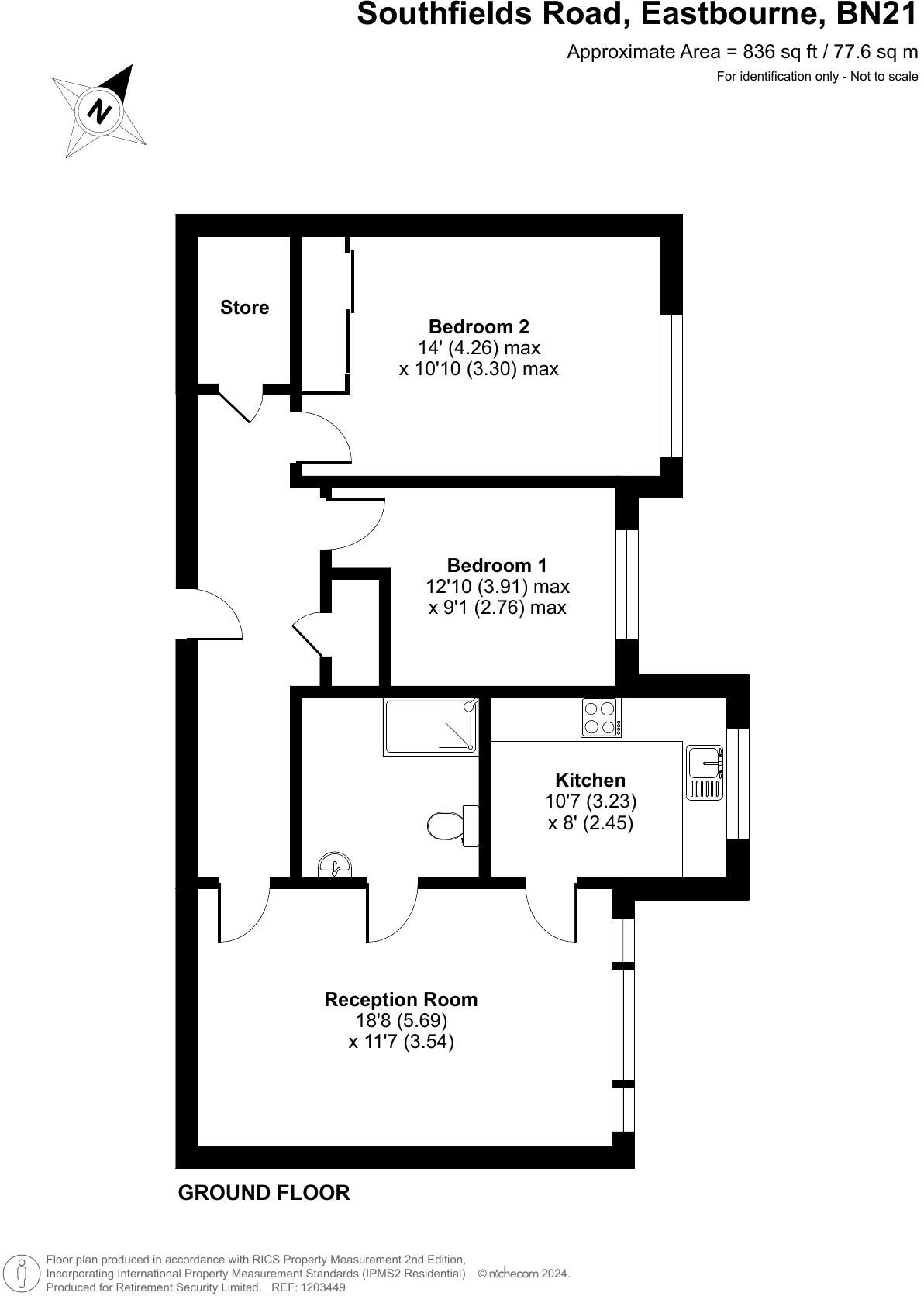 Southfields Road, Eastbourne, BN21 floorplan