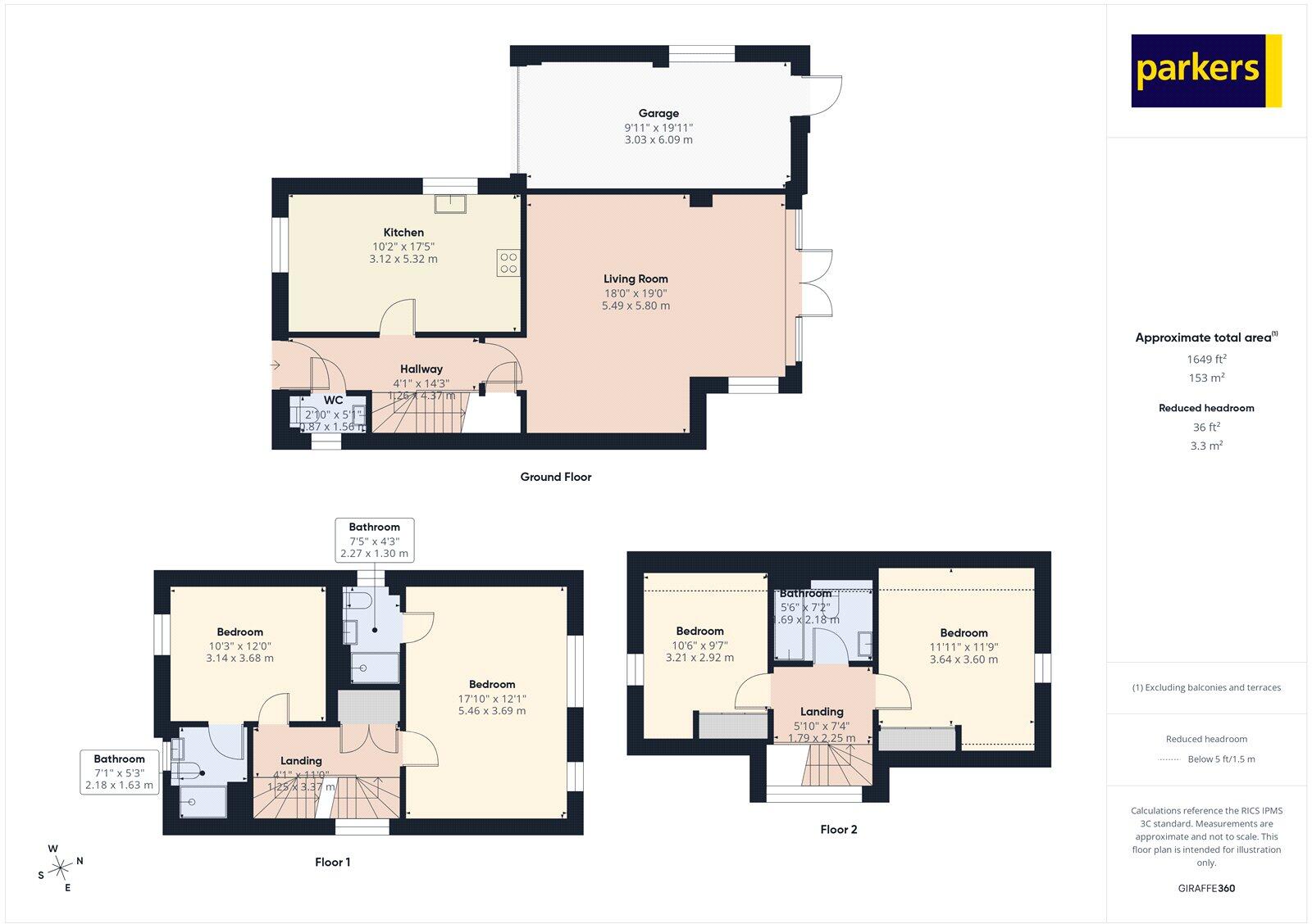 Priors Gardens, Spencers Wood, Reading, Berkshire, RG7 floorplan