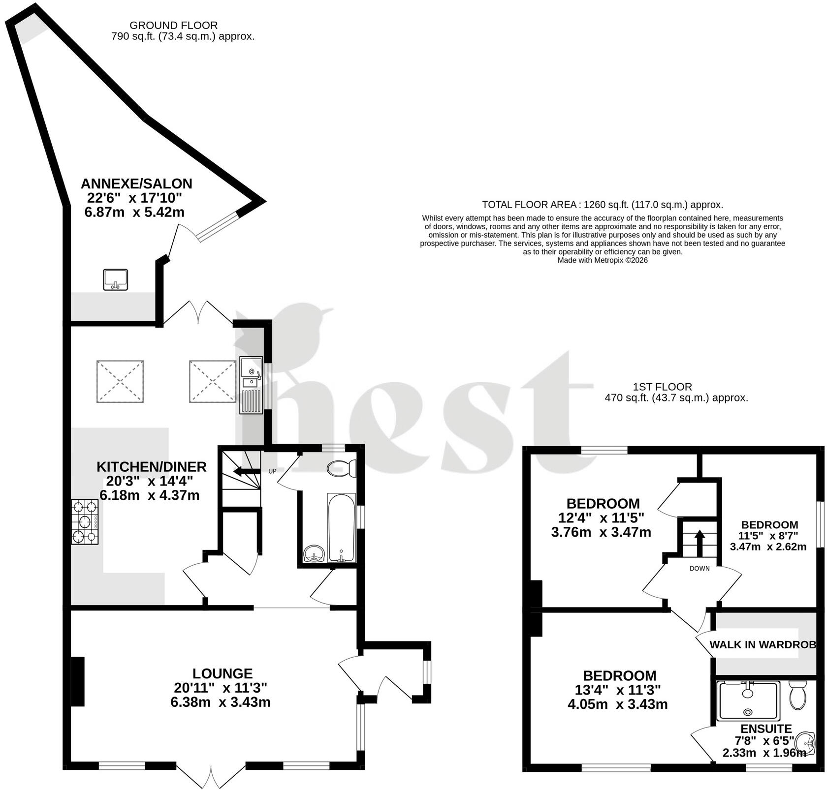 Lyngford Road, Taunton, Somerset floorplan