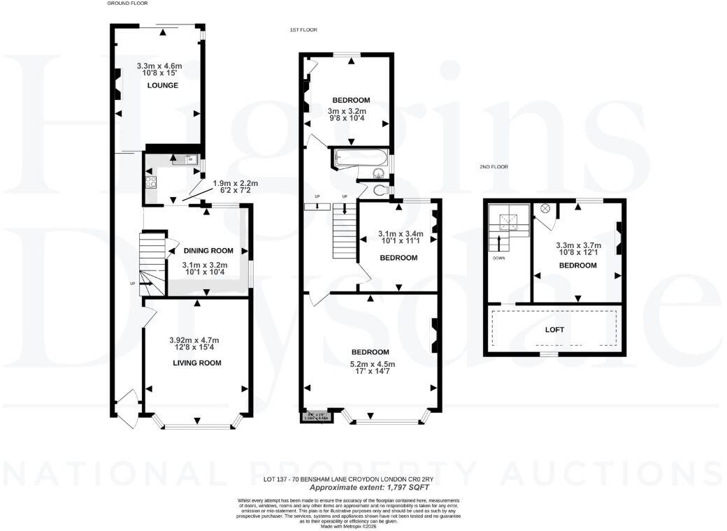 70 Bensham Lane, Croydon, Surrey, CR0 2RY floorplan