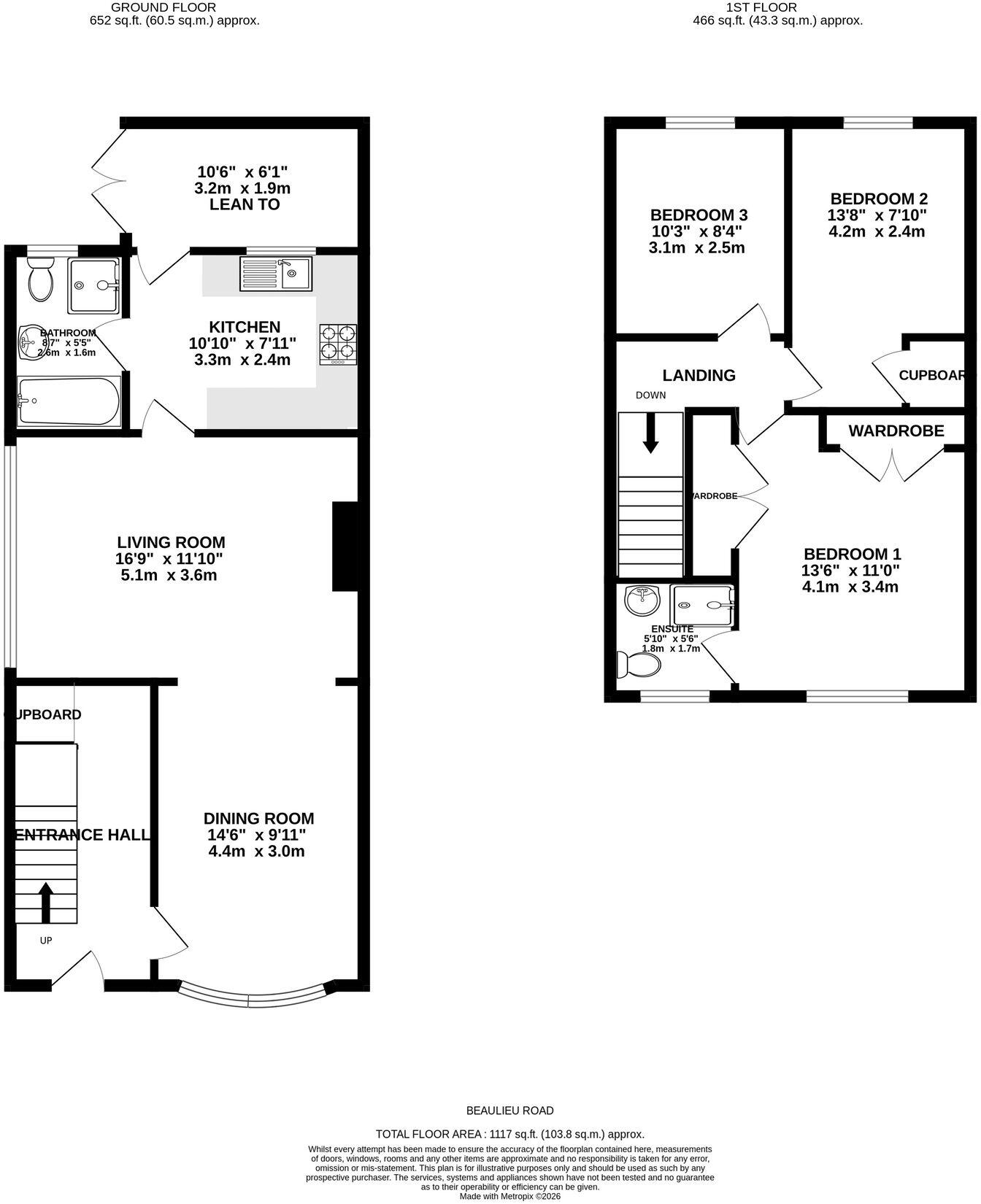 Beaulieu Road, Hamble, Southampton, SO31 floorplan