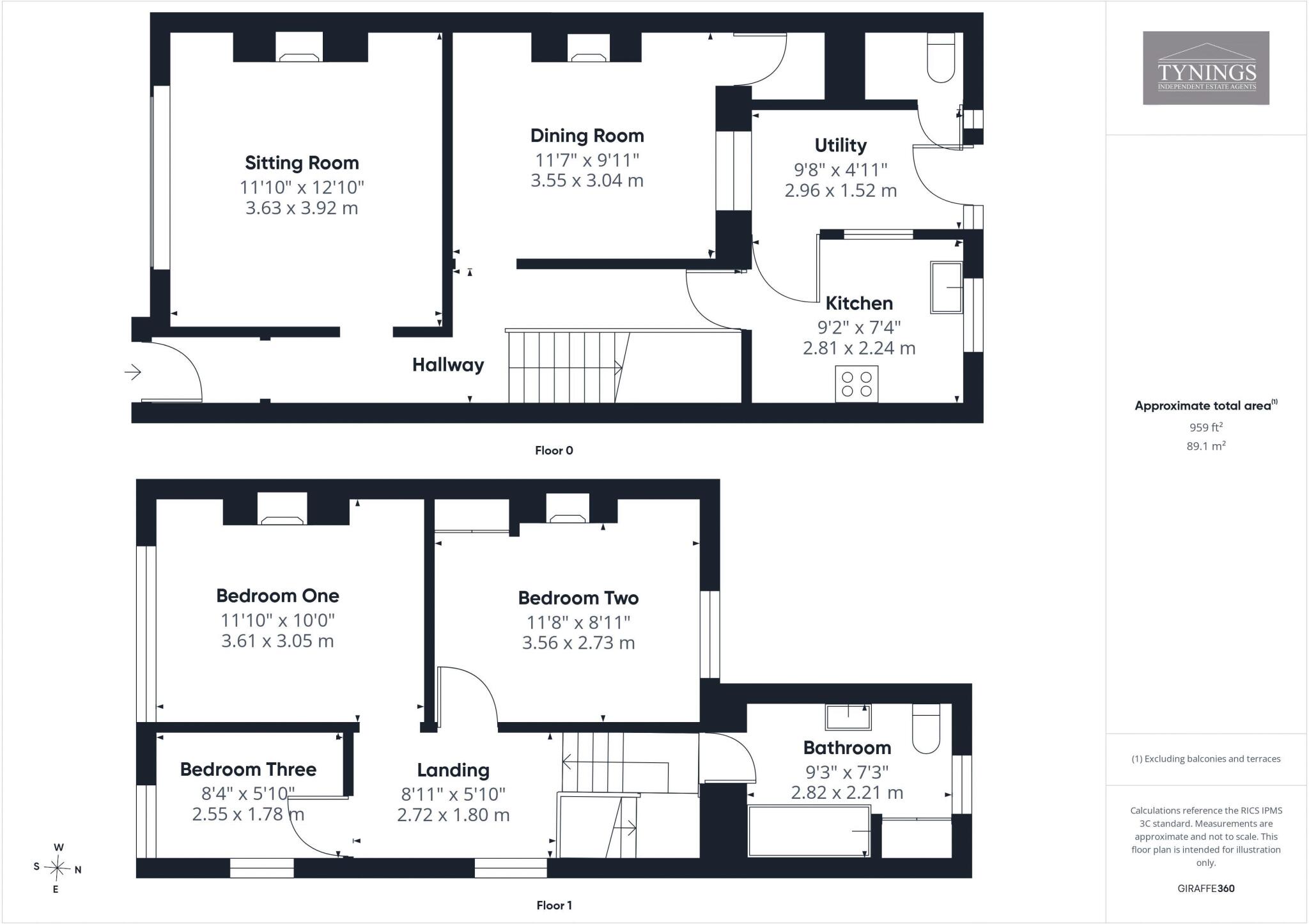 Rose Terrace, Combe Down floorplan