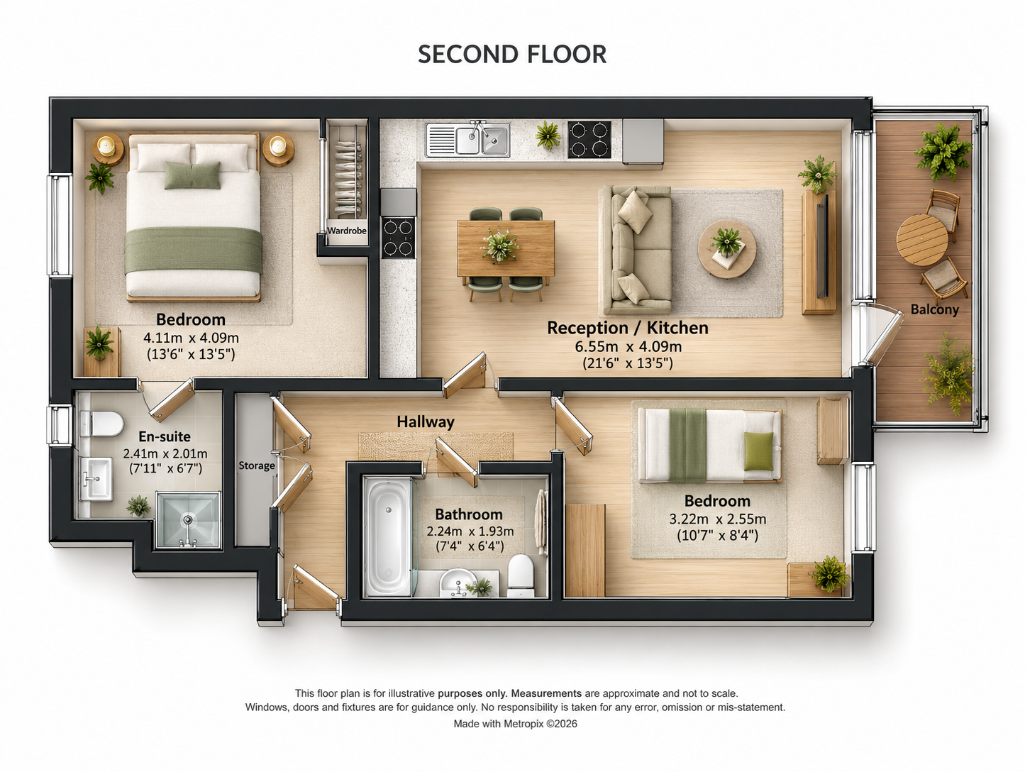 St. Clements Avenue, Romford, RM3 floorplan