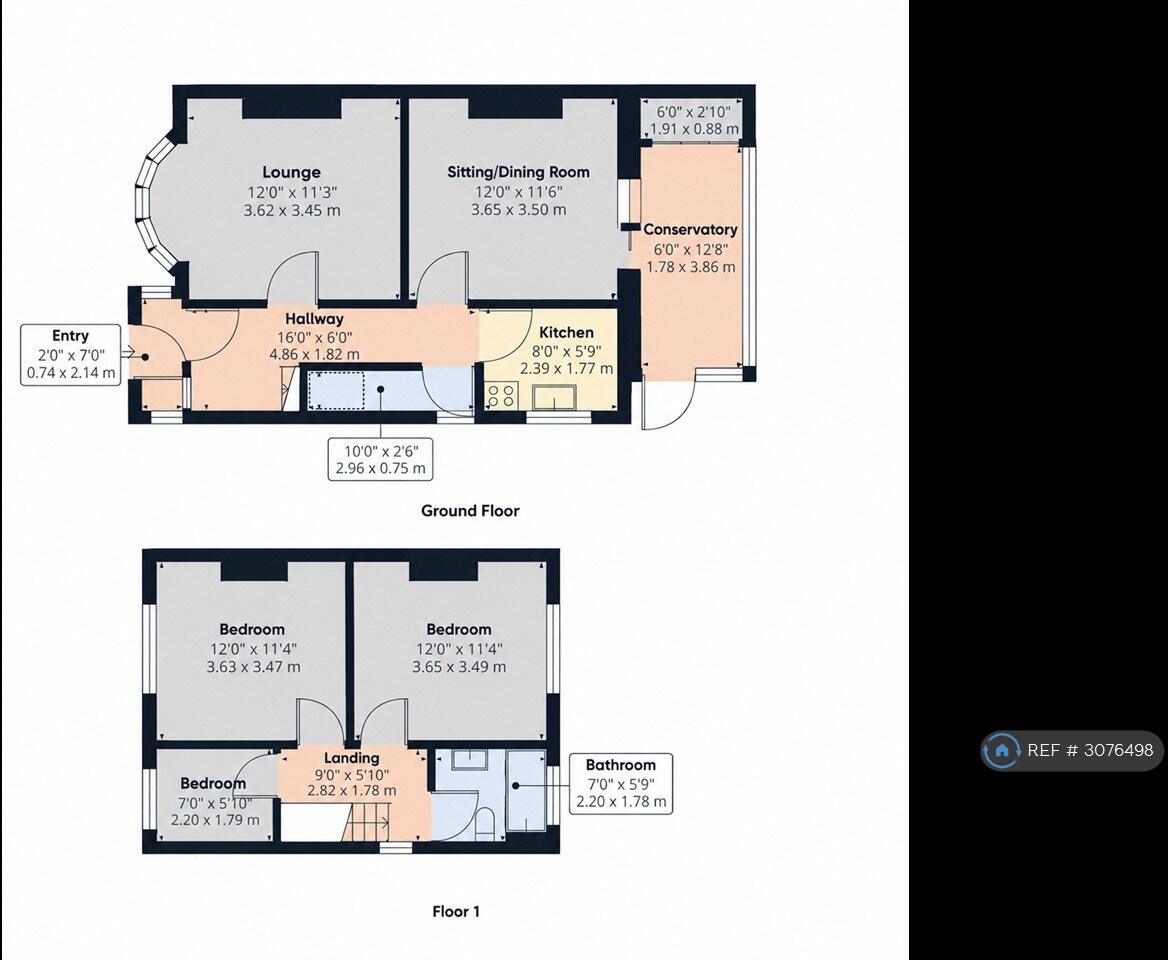 Stanton Road, Burton-On-Trent, DE15 floorplan