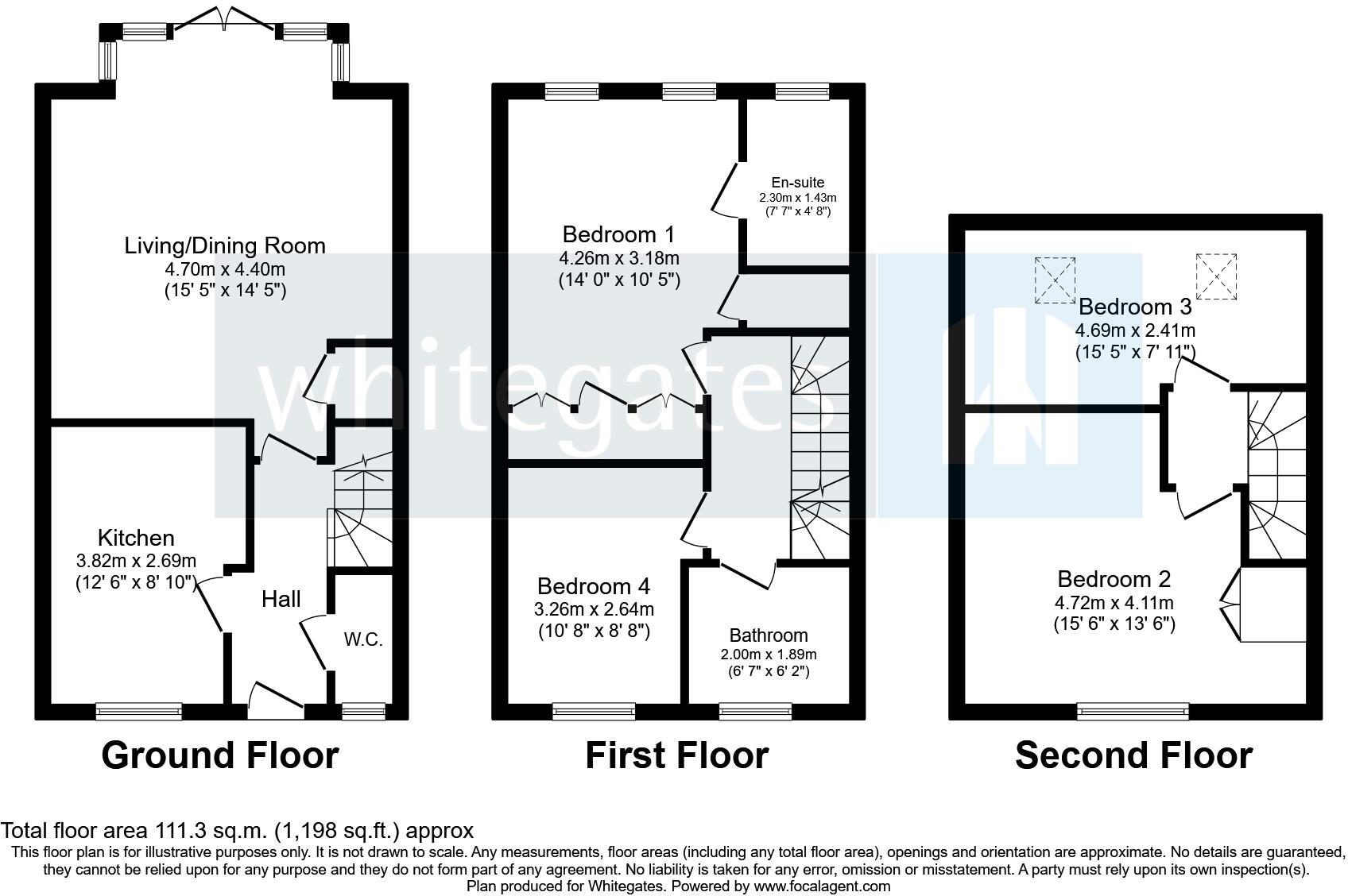 Golden Hill, Weston, Crewe, Cheshire, CW2 floorplan