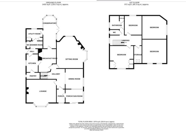 York Road, Deganwy, Conwy floorplan